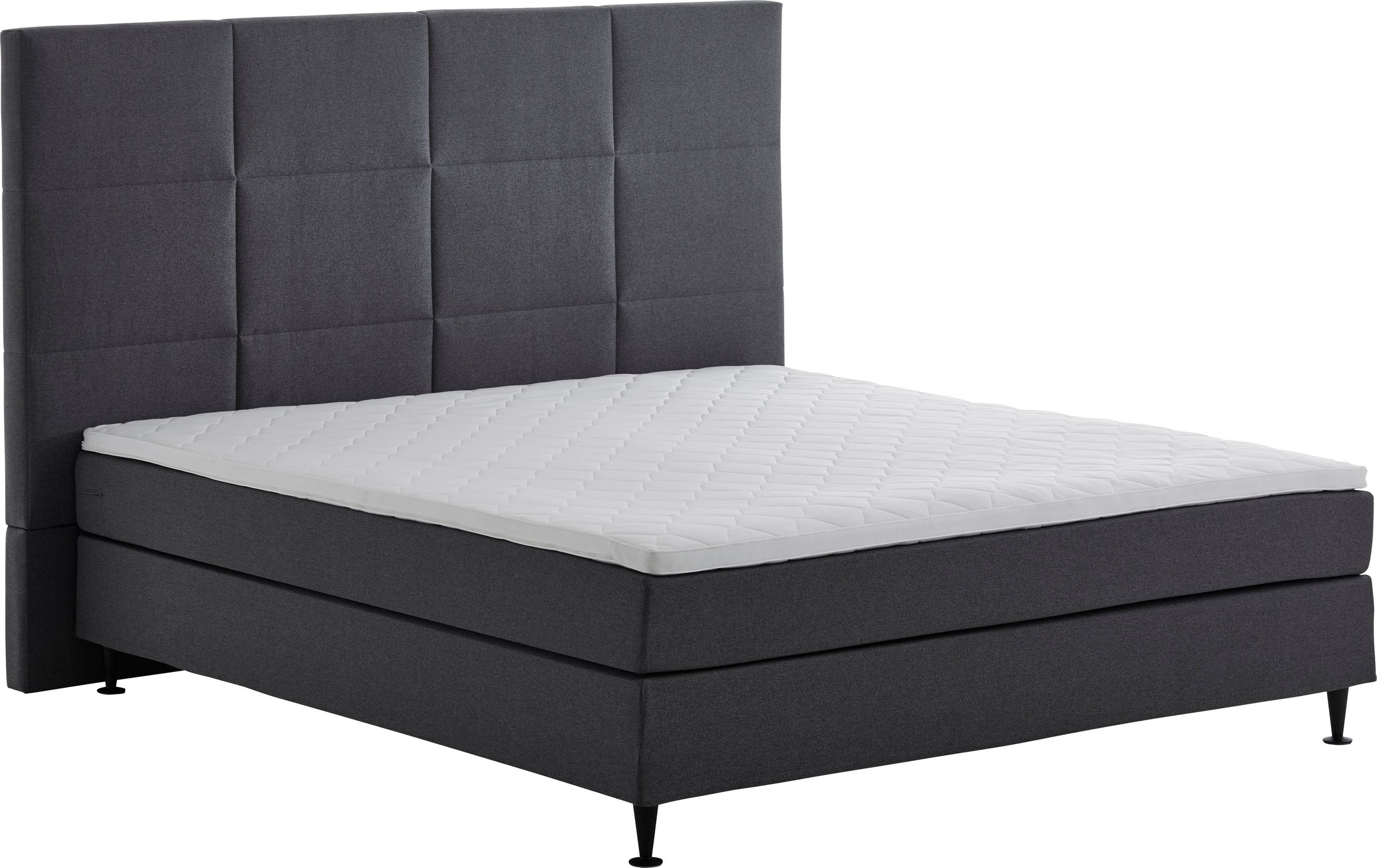 andas Boxspringbett »Linja«, mit Hotelbett-Charakter, Komfortliegehöhe und Topper inklusive