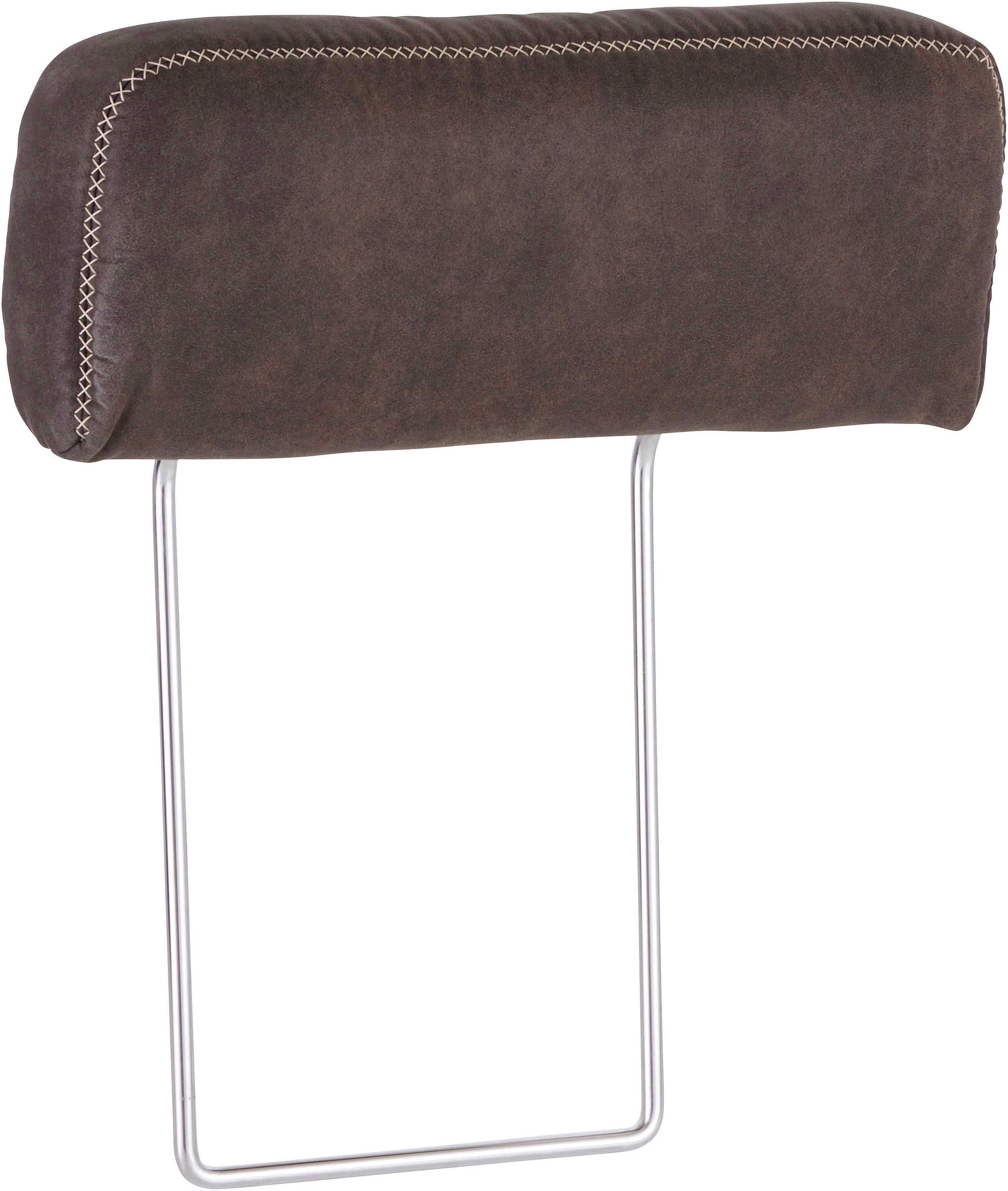 OTTO home Sofa-Kopfstütze "Varese" Kreuznaht in beige