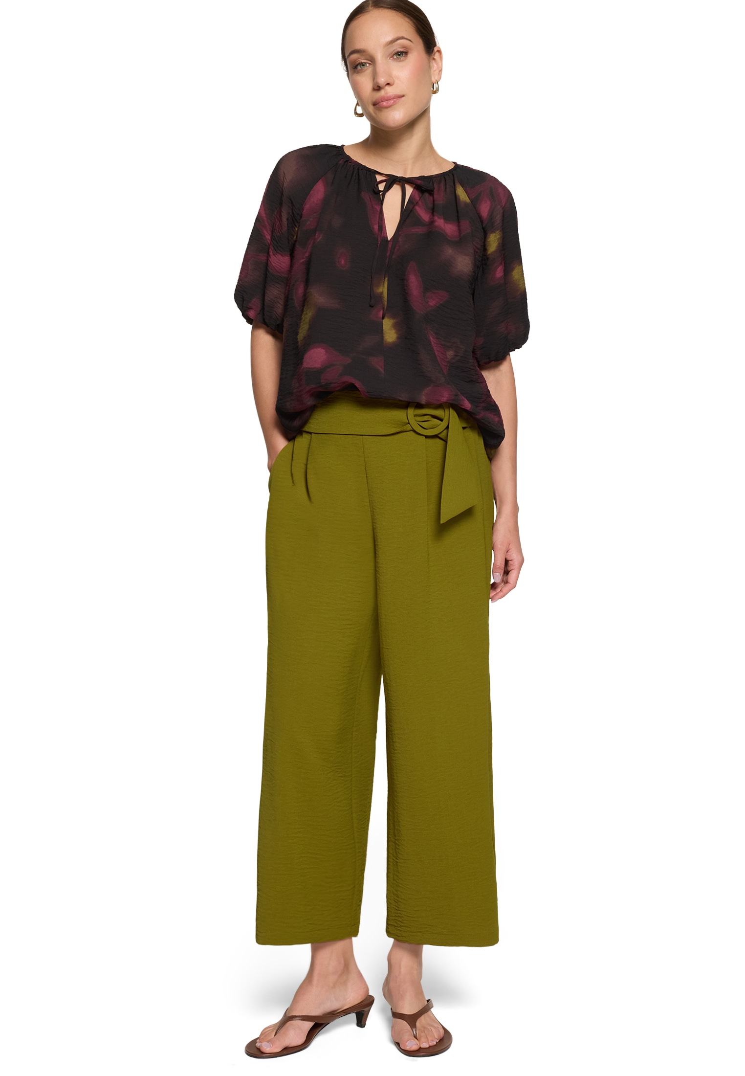 Zero Culotte »Damen mit weitem Bein«  Schnallen