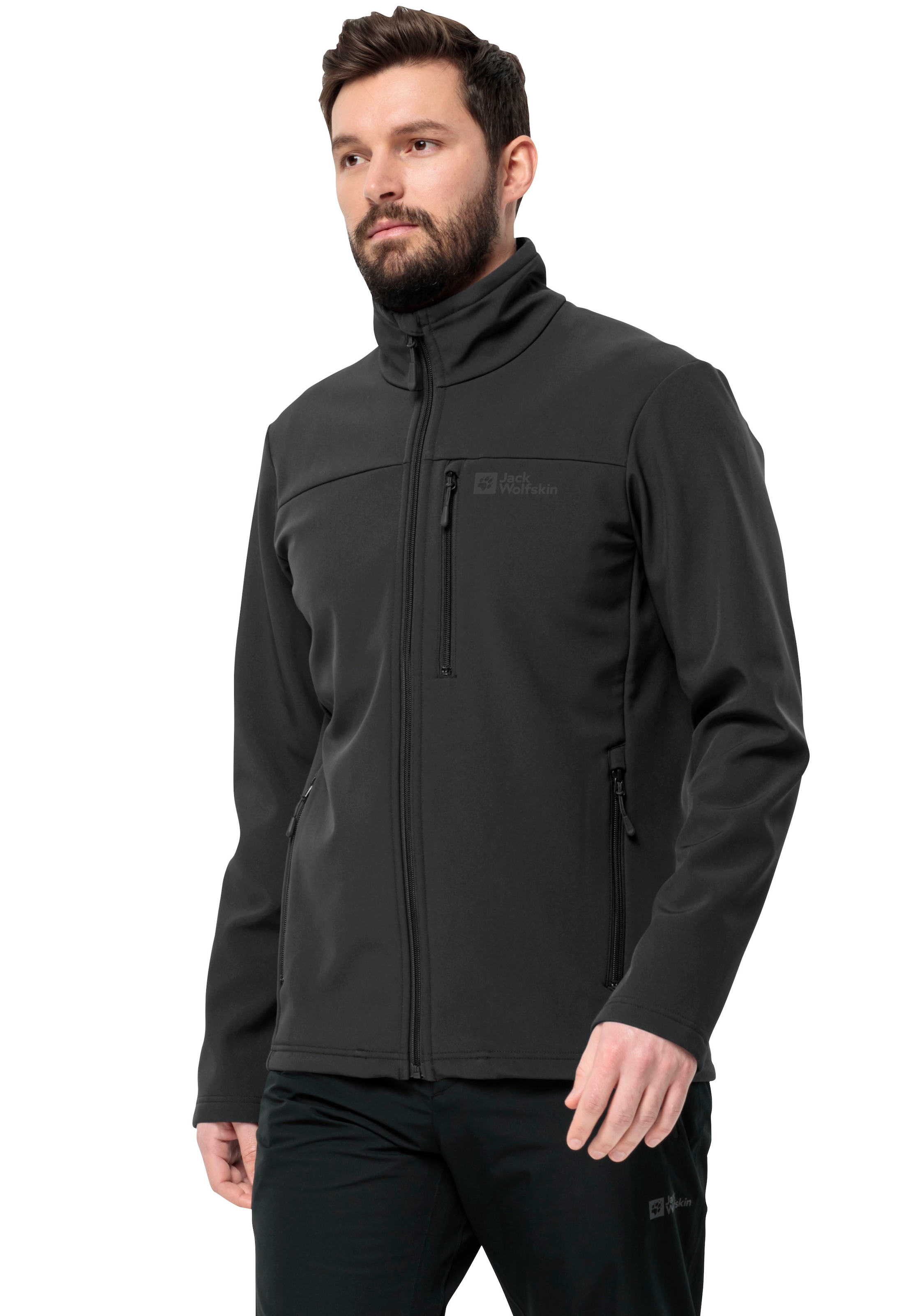 Jack Wolfskin Softshelljacke »WHIRLWIND MEN«, ohne Kapuze, für die Übergangszeit oder kühle Abende