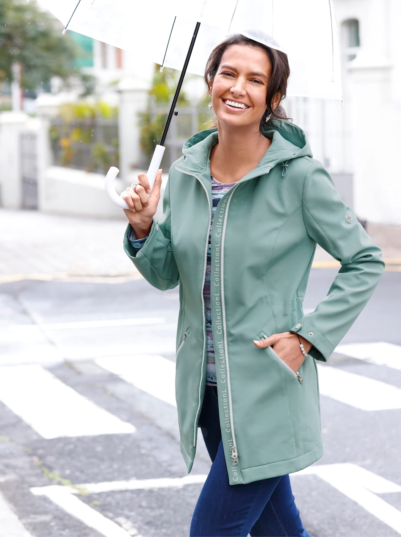 Casual Looks Softshelljacke, mit Kapuze günstig online kaufen