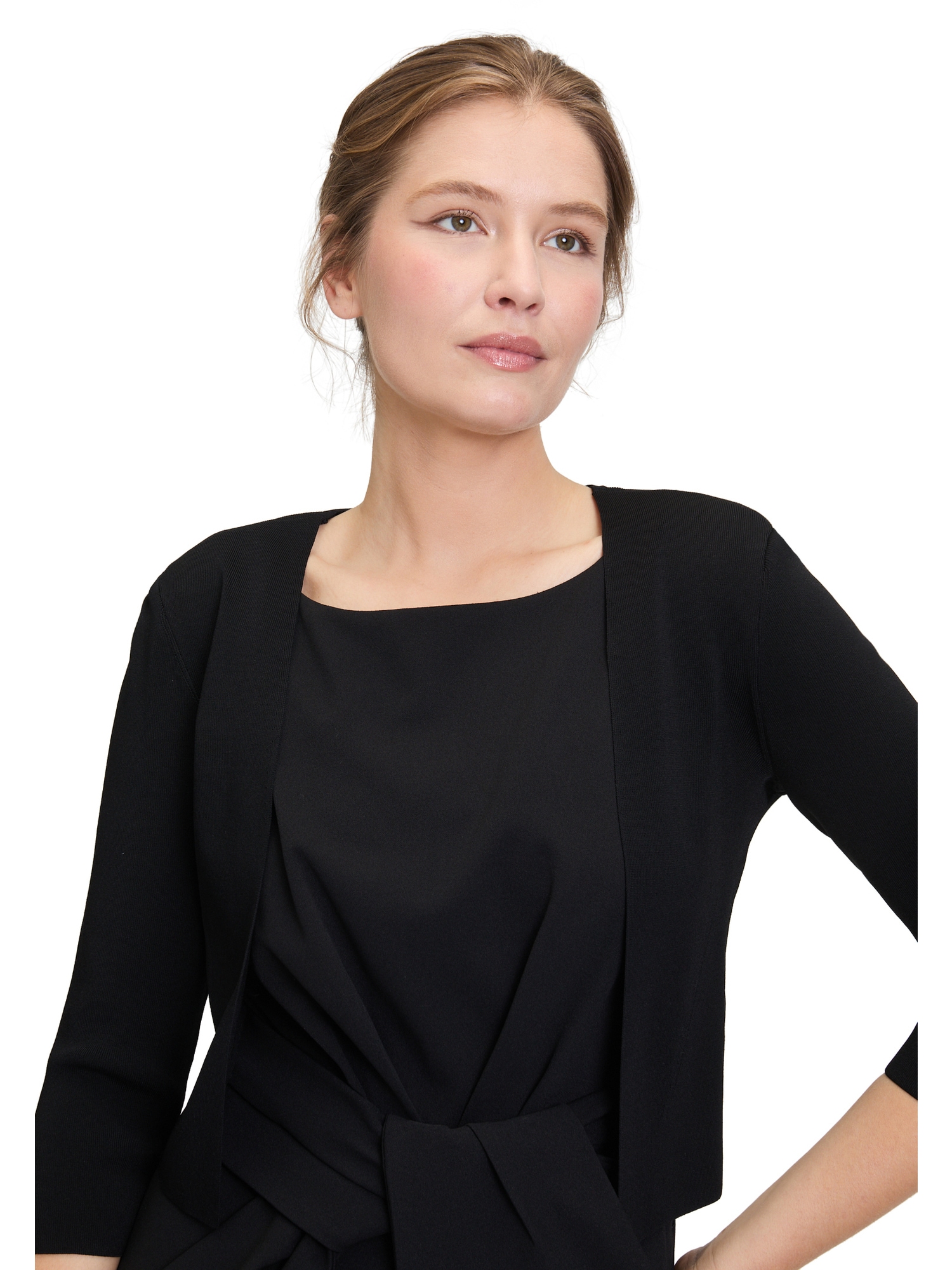 Vera Mont Strickjacke »Vera Mont Strickbolero langarm«, Ärmelschlitz