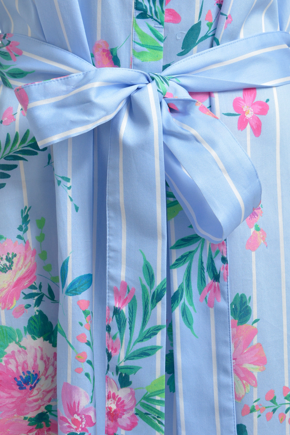 Milano Italy Sommerkleid Ohne Taschen aus Baumwolle