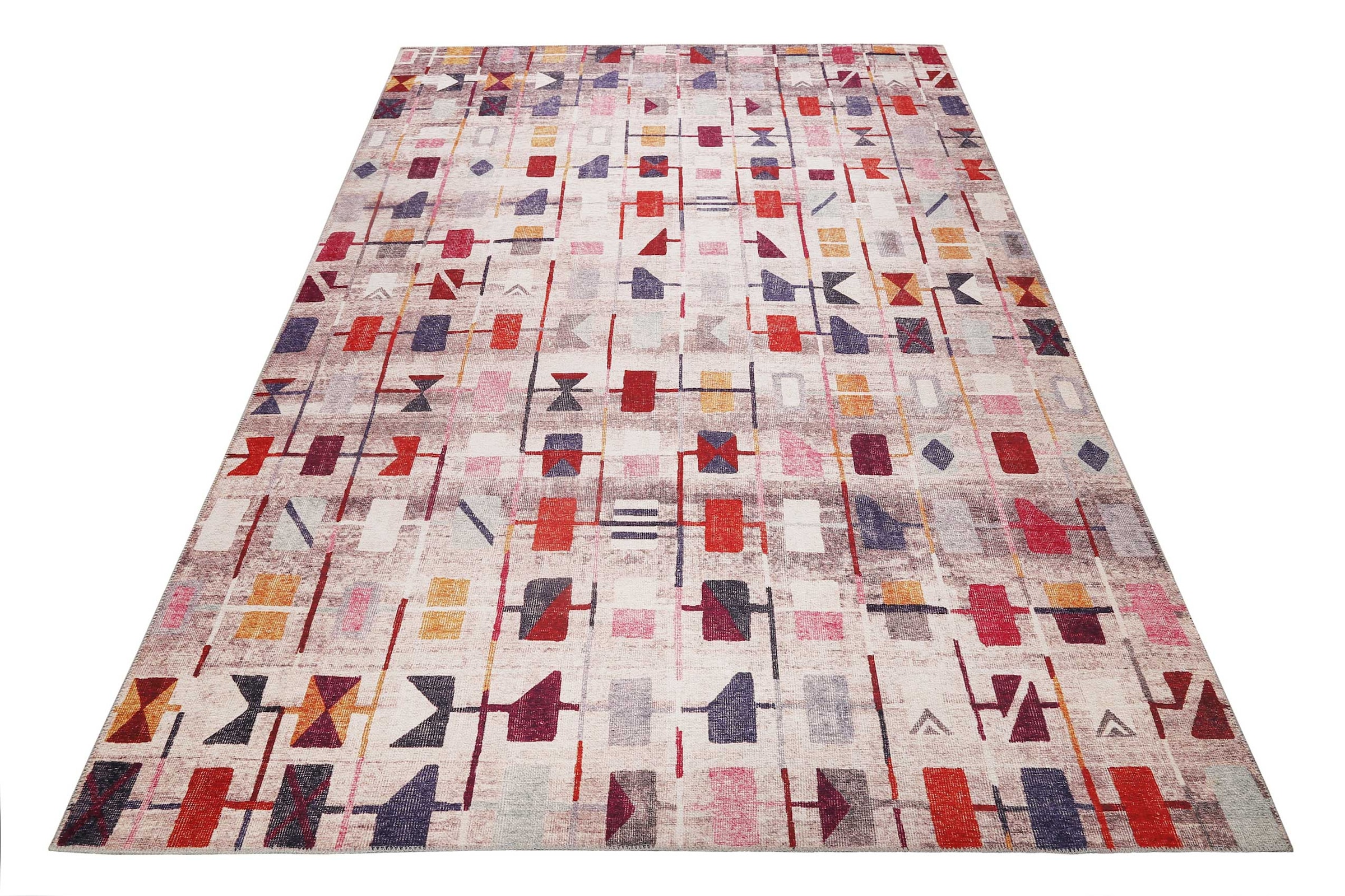 Wecon home Teppich "Monor Beach" rechteckig 6 mm Höhe Vintage, Baumwolle, K günstig online kaufen