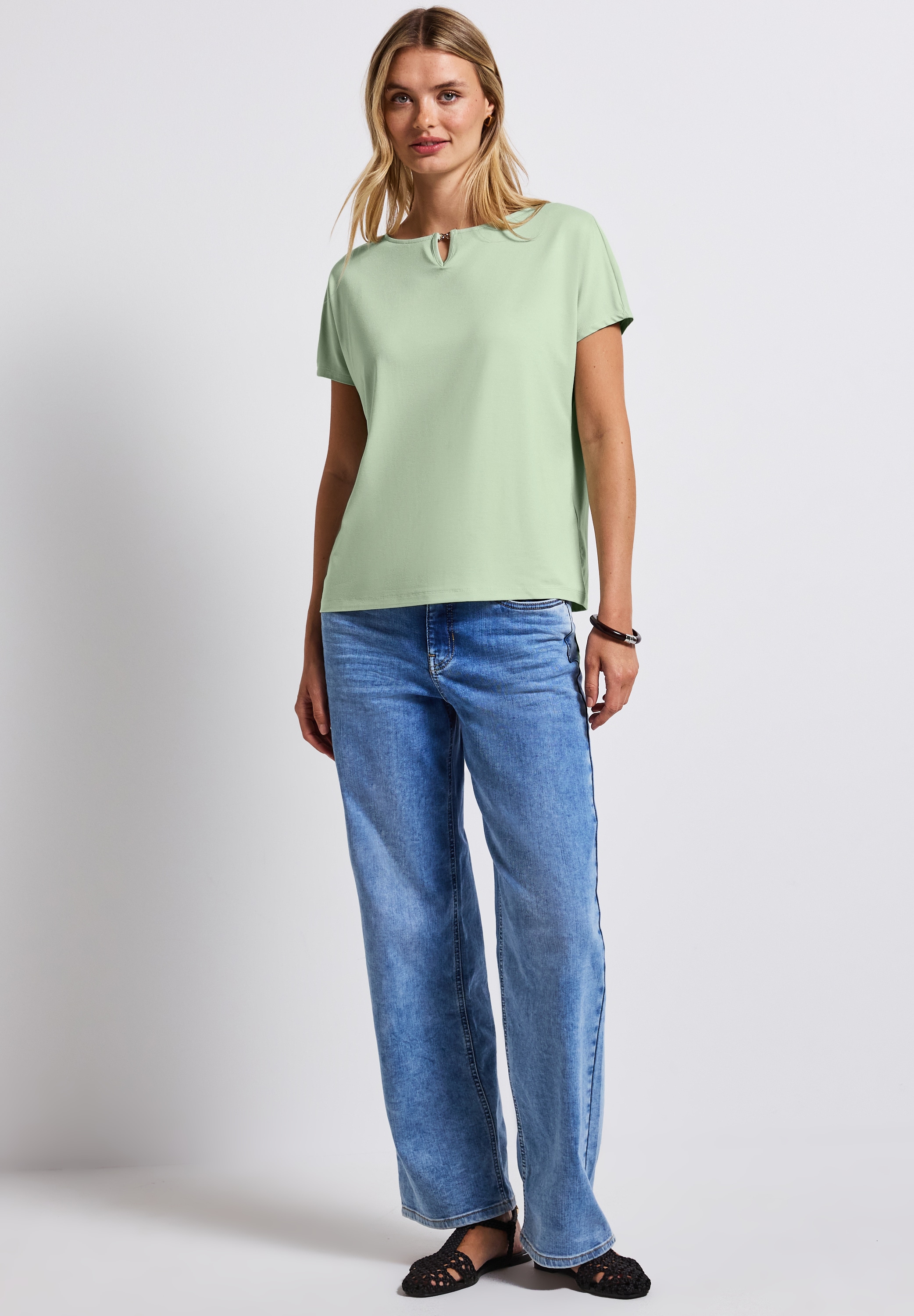 STREET ONE T-Shirt, aus softer Viskose