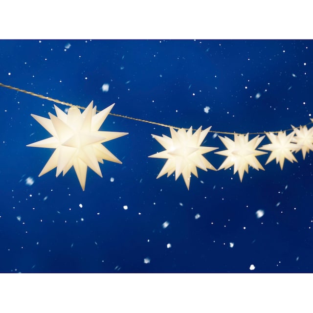 my home LED-Lichterkette »Dion, Weihnachtsbeleuchtung mit Sternen«, 10  St.-flammig, mit Timer, Weihnachtsdeko für den geschützen Außenbereich  kaufen | BAUR