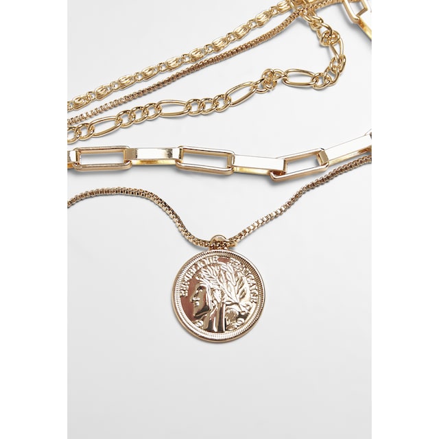 URBAN CLASSICS Kette mit Anhänger »Accessories Coin Layering Necklace« für  kaufen | BAUR