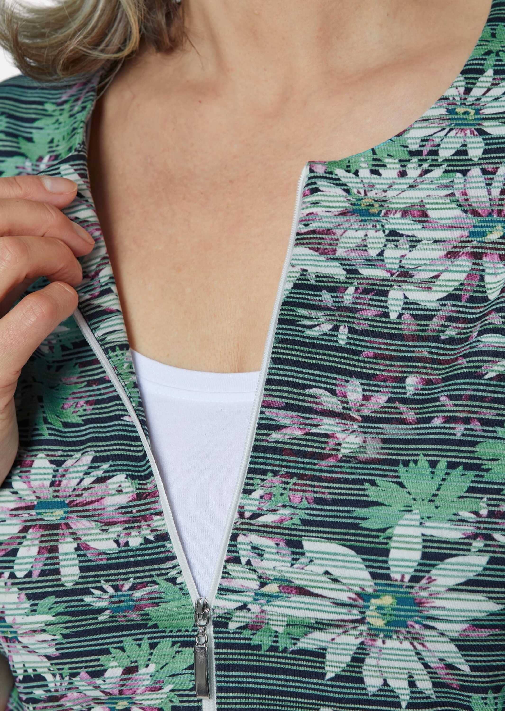 GOLDNER Sommerjacke »Shirtjacke Figurumspielende Shirtjacke«