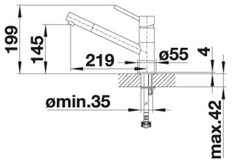 Blanco Küchenarmatur »KANO« mit leichtgängiger Keramikkartusche
