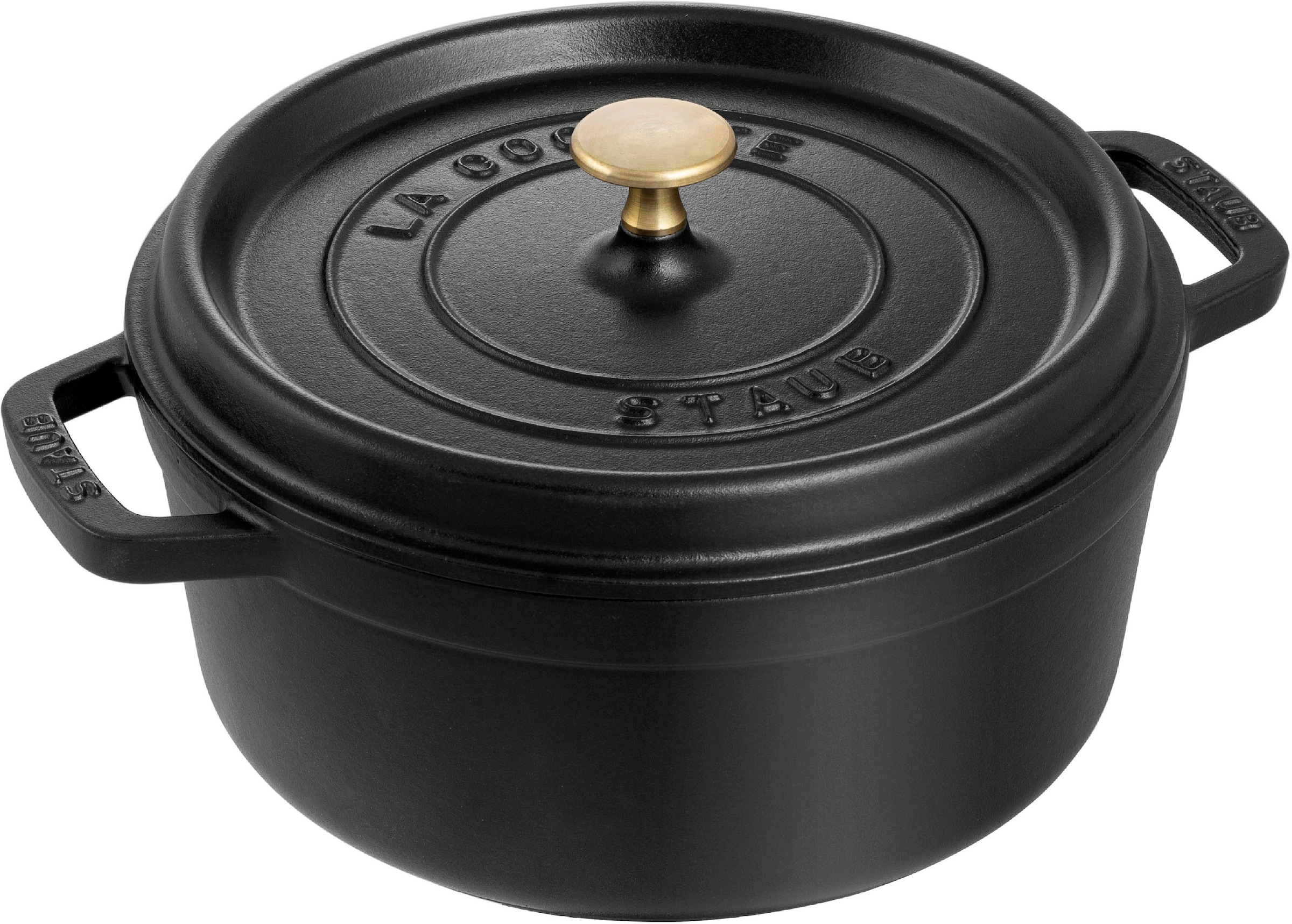 STAUB Bräter "Cocotte", Gusseisen, (1 tlg.), robust, langlebig, perfekte Hitzeverteilung, Aromaregen-Deckel