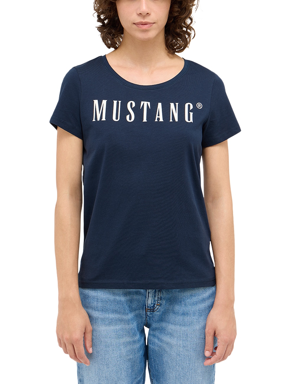 MUSTANG Kurzarmshirt "Damen Style Alma" günstig online kaufen