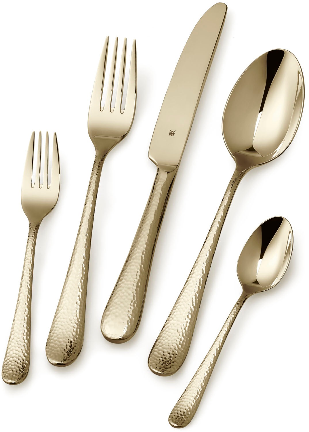 WMF Besteck-Set "Sitello" geschmiedete Messer, farbecht, Wellenschliff, spü günstig online kaufen