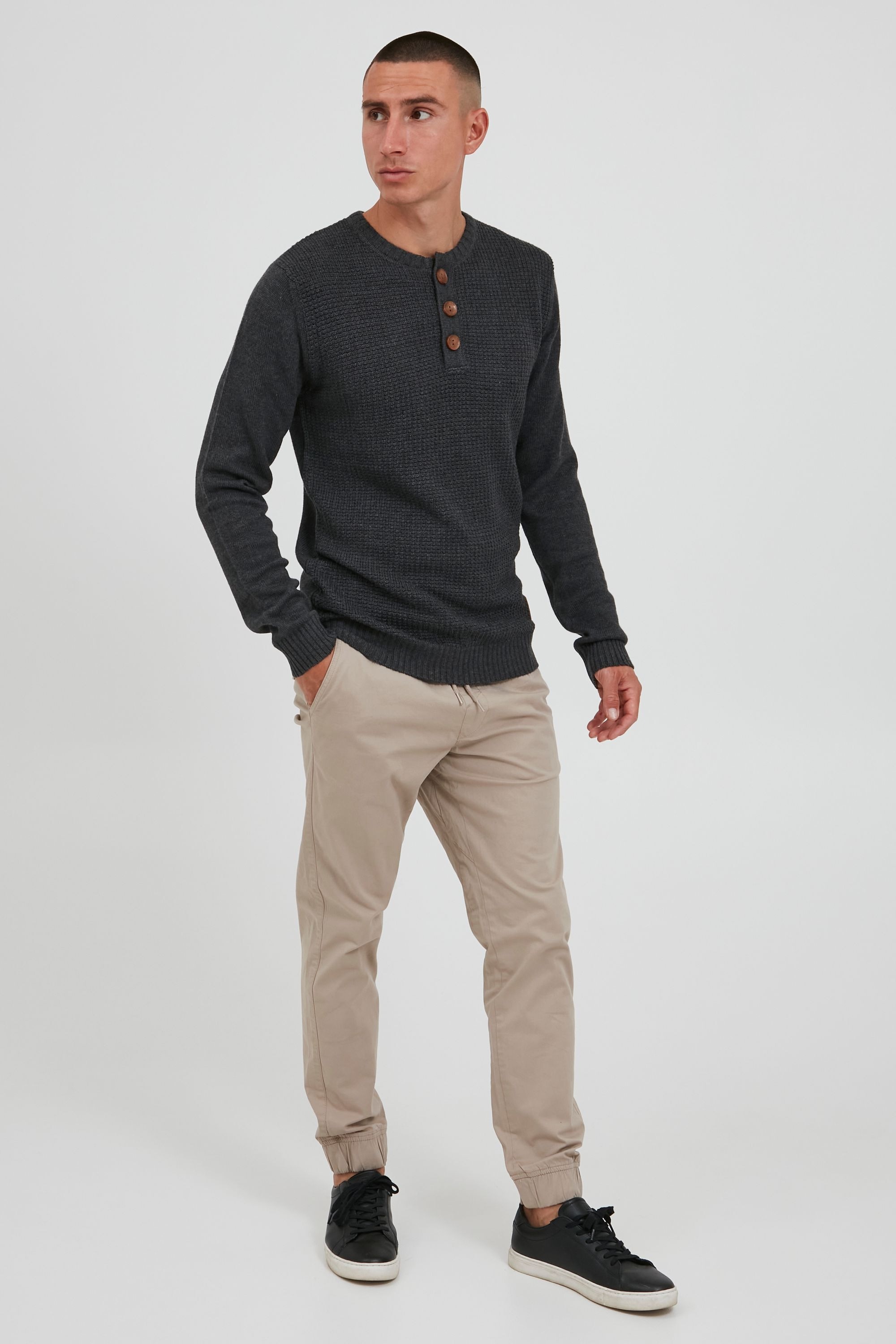 !Solid Strickfleece-Pullover »Strickpullover SDTerrance«