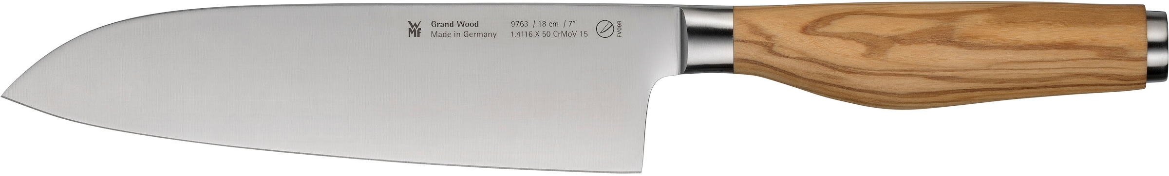 WMF Santokumesser "Grand Wood" 18 cm, Olivenholzgriff, handgeschmiedeter Sp günstig online kaufen