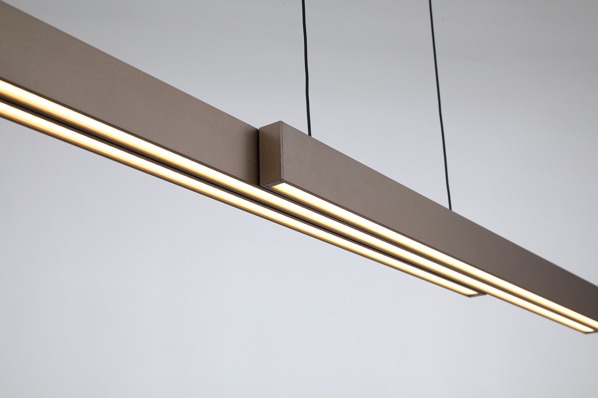 Searchlight LED Pendelleuchte »Linearer LED-Pendel, Latte« LED-Modul 1 Stk.