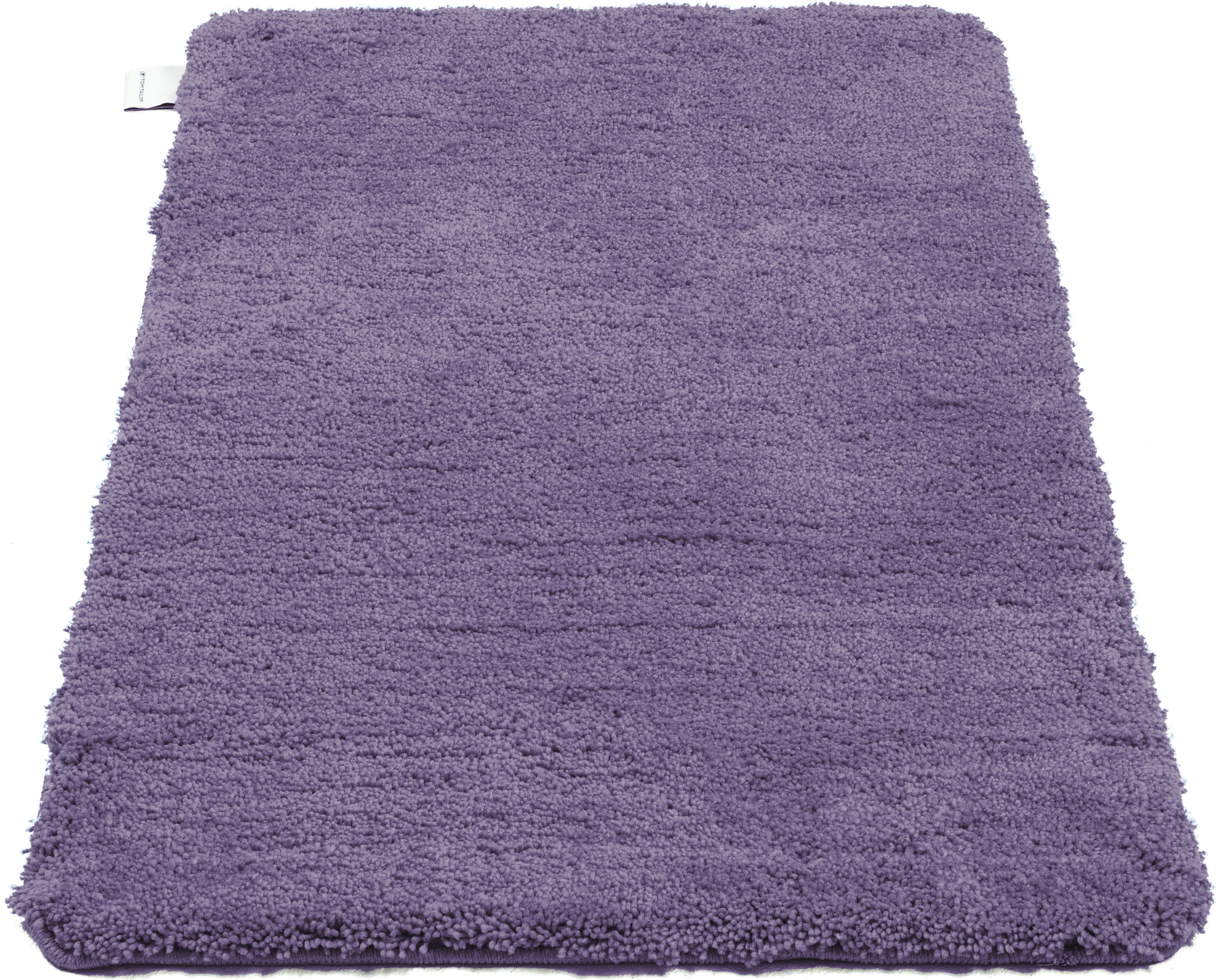 TOM TAILOR HOME Badematte "Cozy Bath UNI, Badvorleger, Badezimmer Teppich" Höhe 27 mm rutschhemmend beschichtet fußbodenheizungsgeeignet Badteppich, Uni Farben, rechteckig, in rund & oval erhältlich