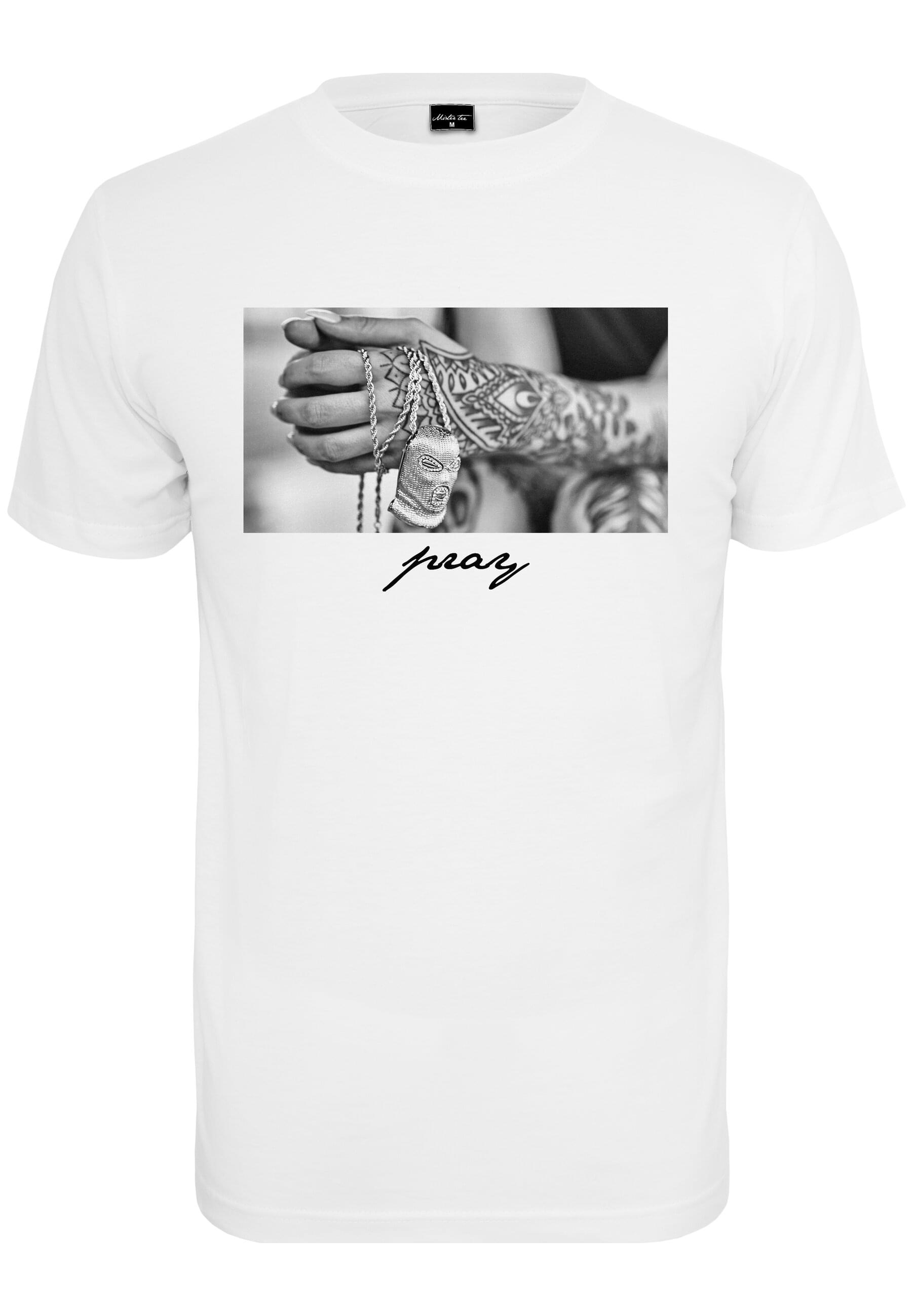 MisterTee T-Shirt »MisterTee Herren Pray 2.0 Tee«, (1 tlg.)