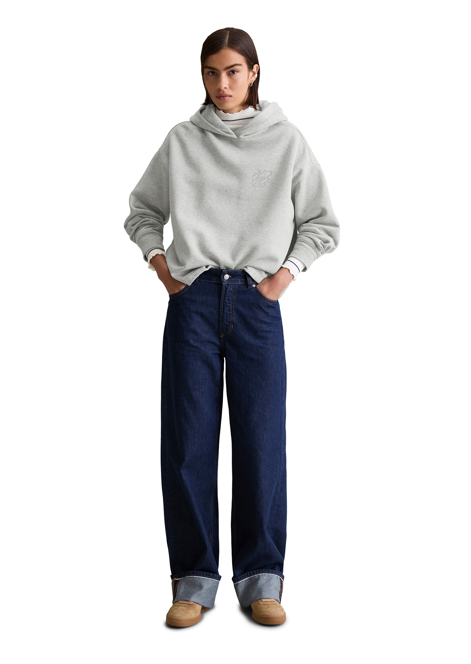 Marc O'Polo DENIM Sweatshirt »aus softem Bio-Baumwolle-Mix«