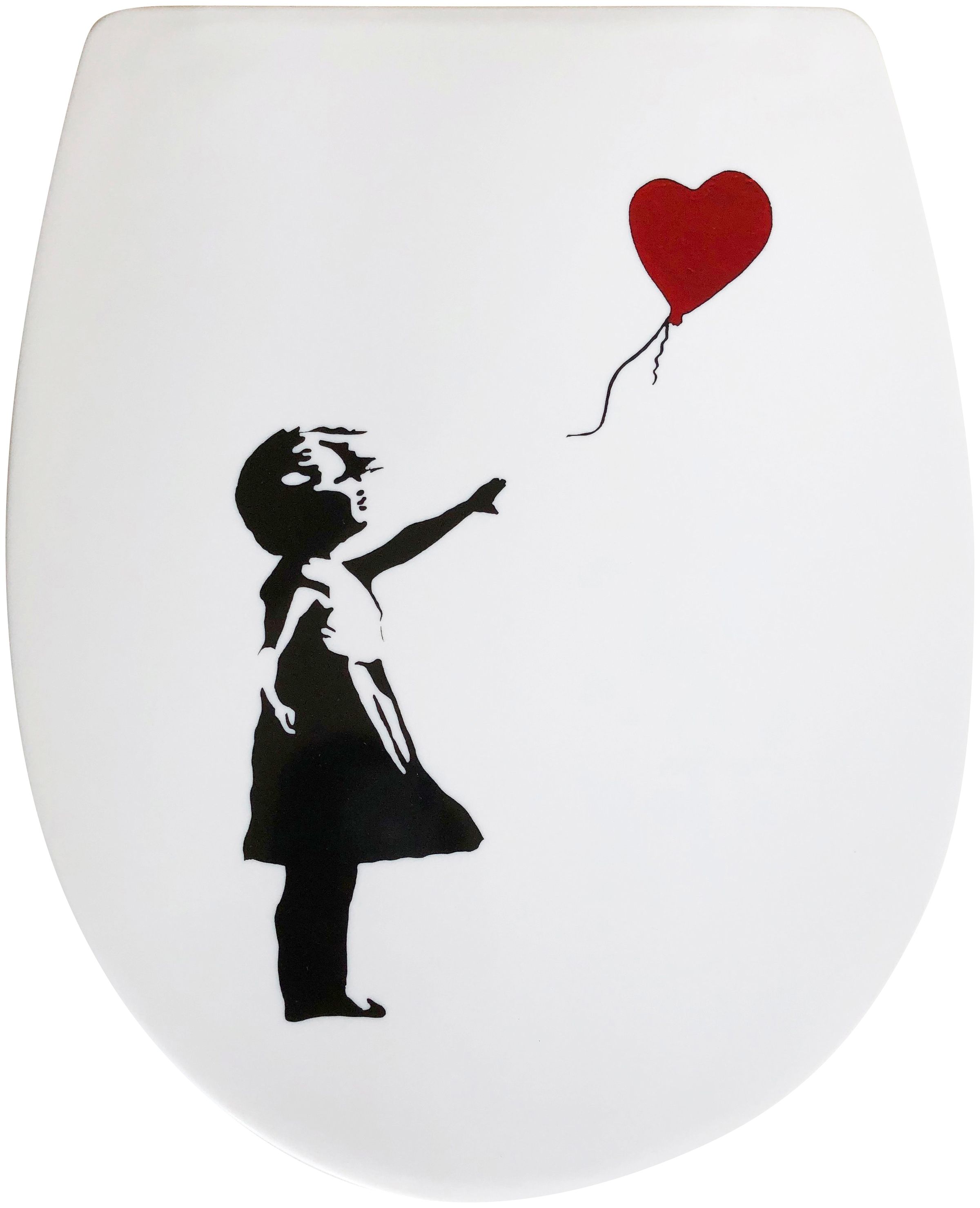 ADOB WC-Sitz "Roter Ballon", Absenkautomatik, abnehmbar günstig online kaufen