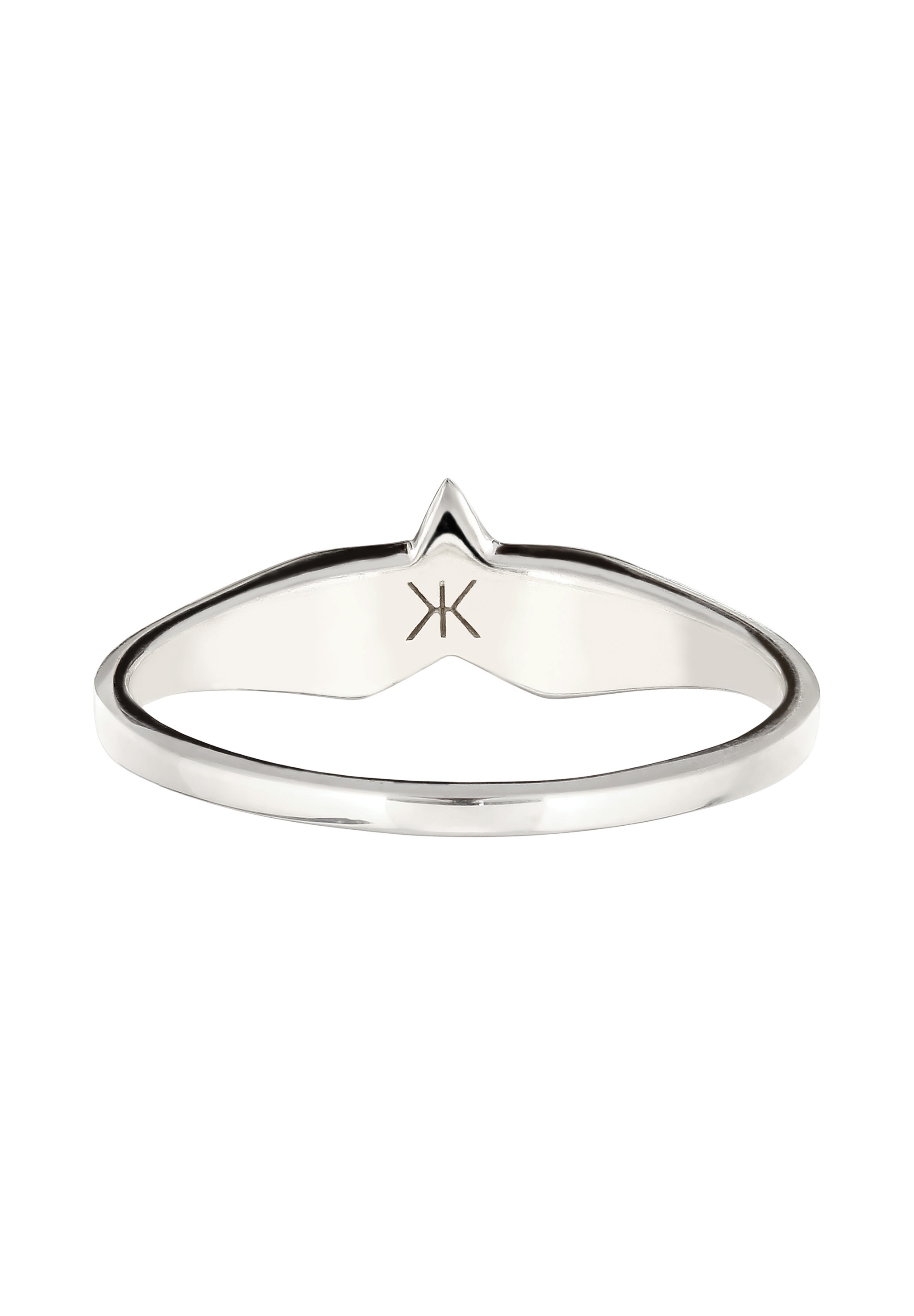 Kuzzoi Siegelring »Ring Siegeling Stern Stukturiert 925 Sterling Silber«