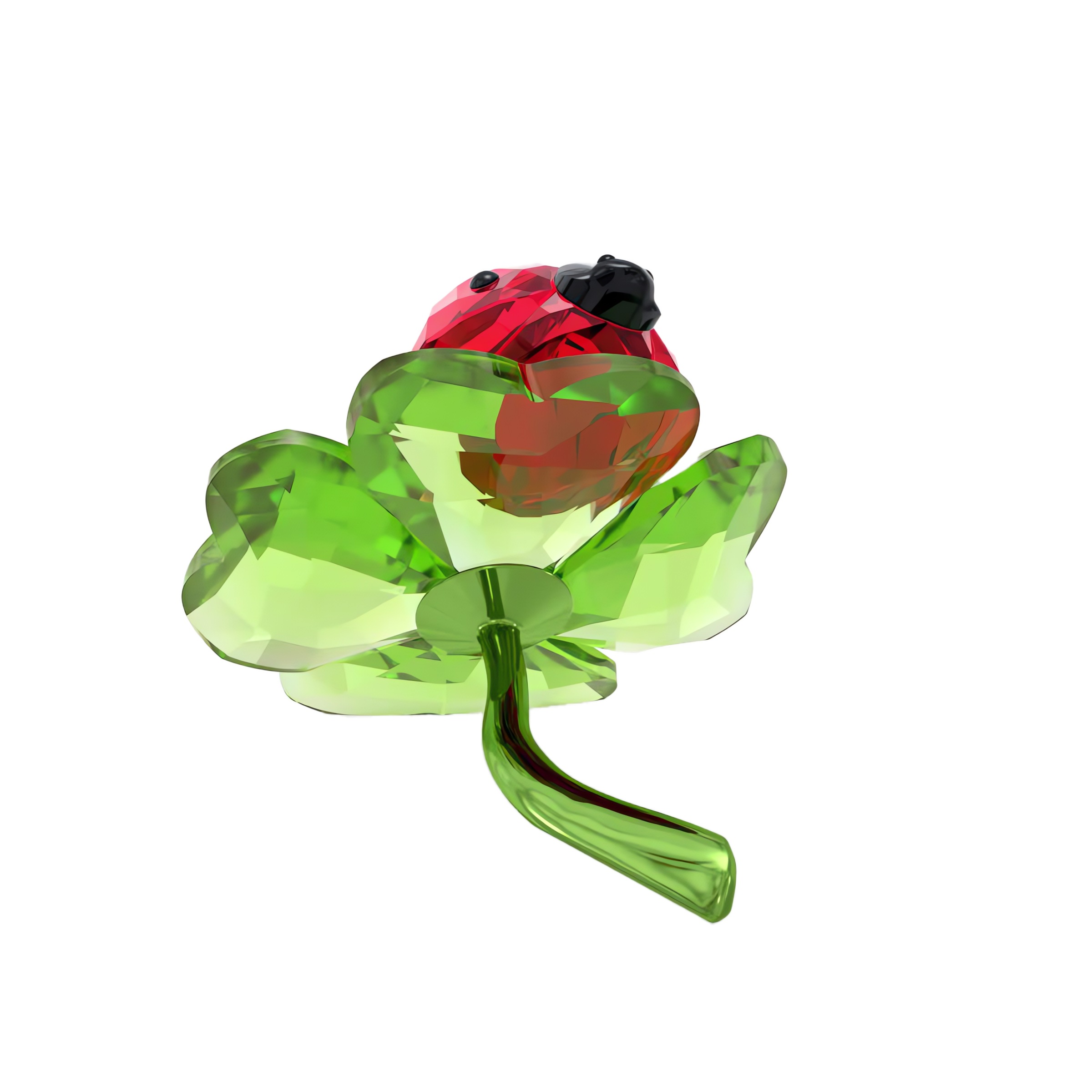 Swarovski Dekofigur »Kristallfigur Sammelfigur Idyllia Marienkäfer und Glücksklee« Swarovski® Kristall