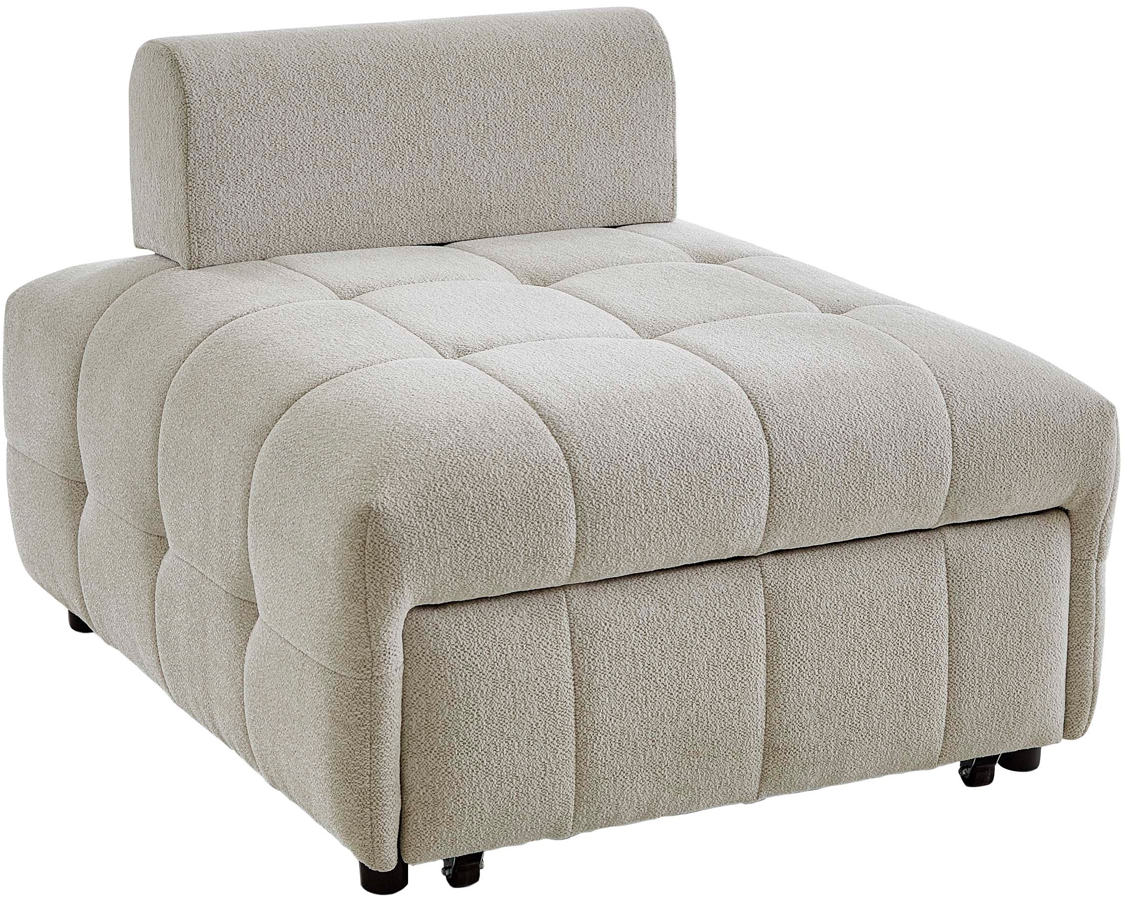 ATLANTIC home collection Sofa »Fabio«, Schlafsessel mit Sitztiefenverstellung