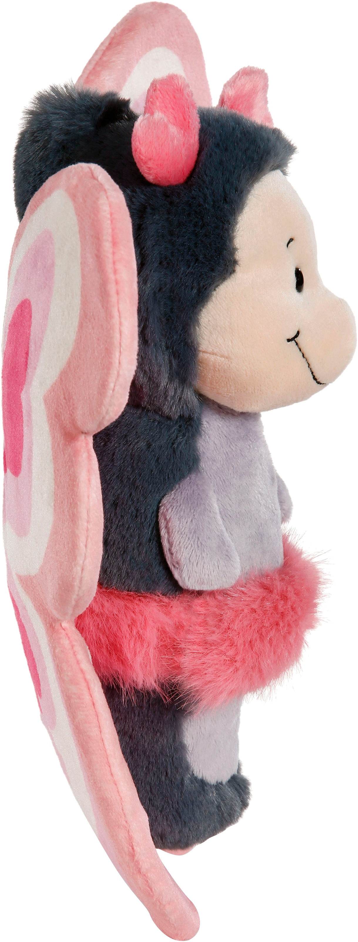 Nici Kuscheltier »Love, Schmetterling, 21 cm, in Geschenkbox«, enthält recyceltes Material (Global Recycled Standard)
