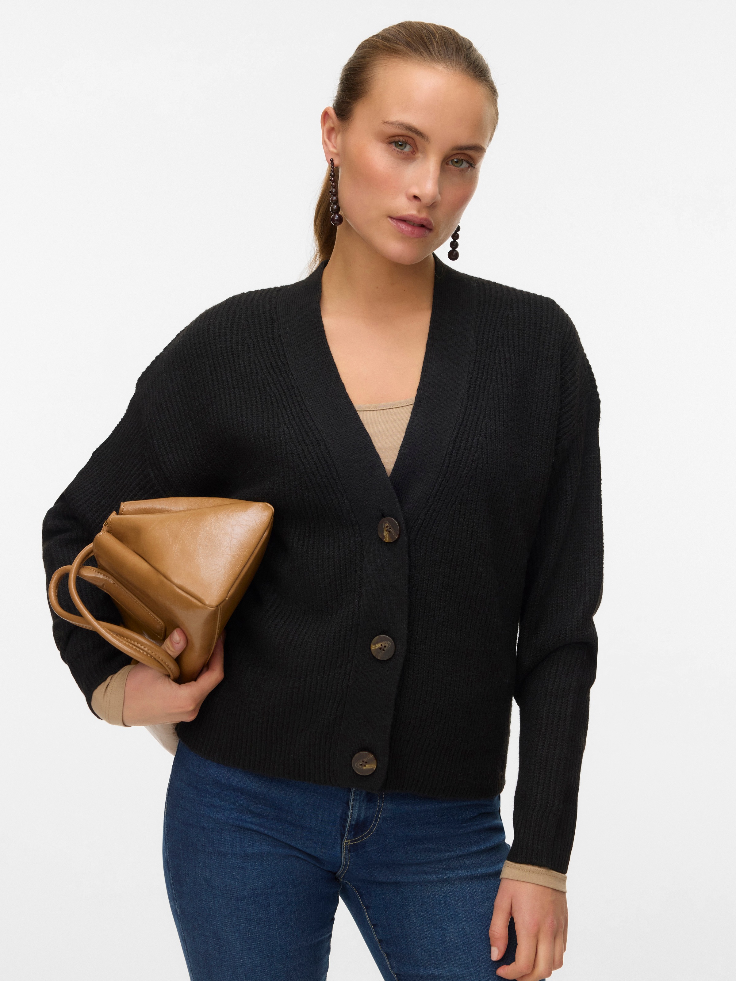 Vero Moda Strickjacke "VMARIES LS V-NECK CARDIGAN BF" günstig online kaufen