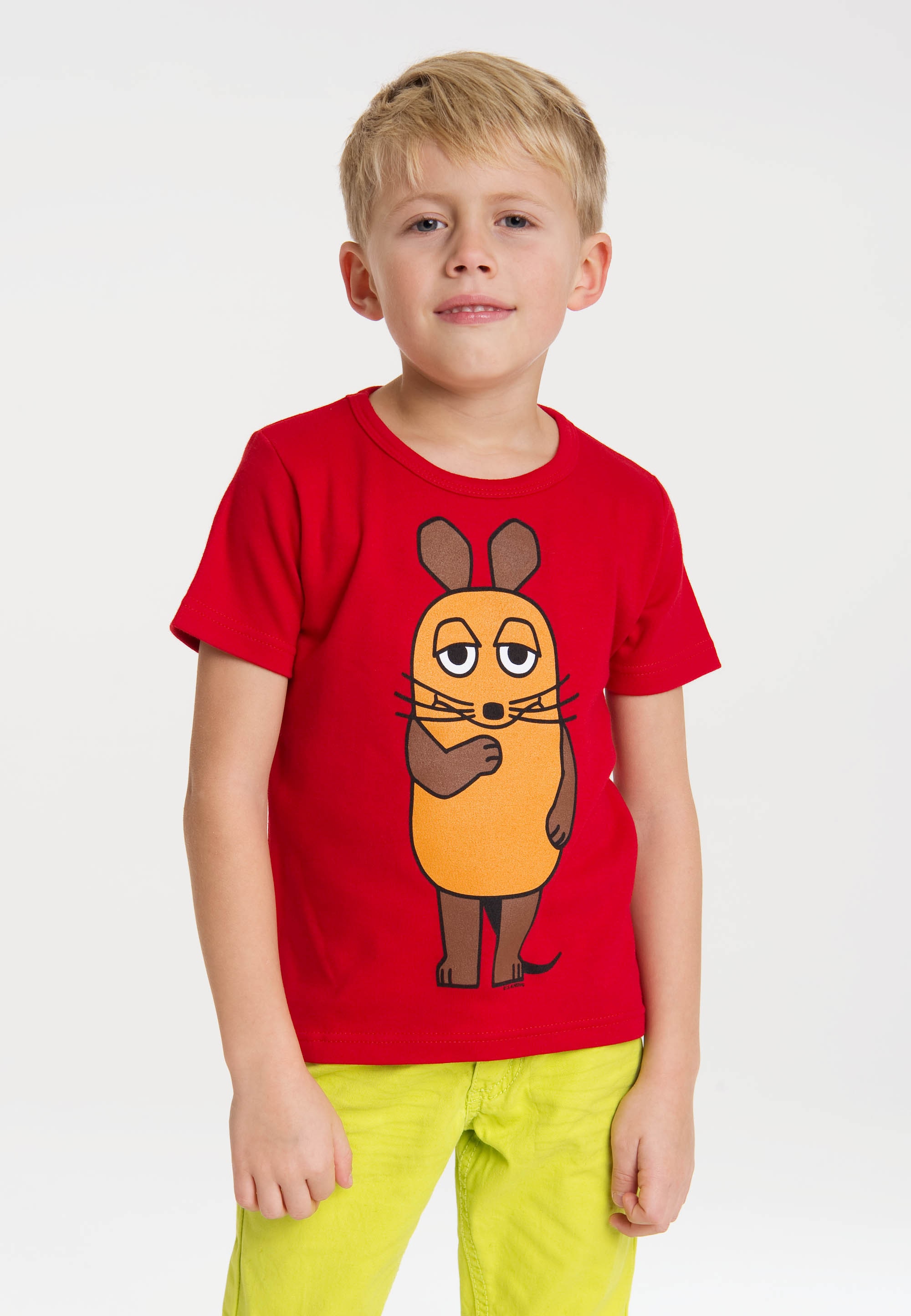 LOGOSHIRT T-Shirt »Die Maus«, für | ▷ mit Originaldesign lizenziertem BAUR