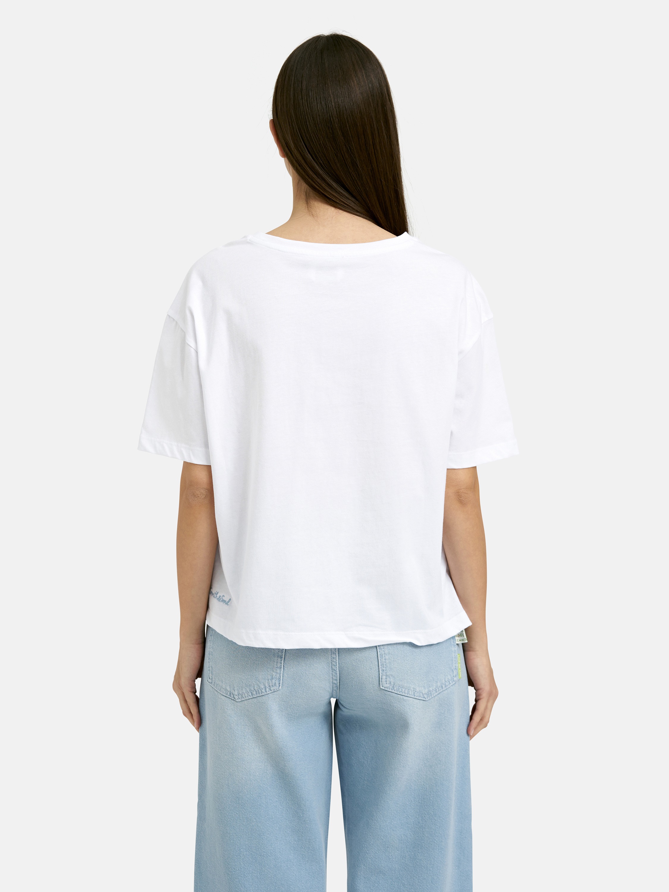 Smith & Soul Rundhalsshirt mit überschnittener Schulter