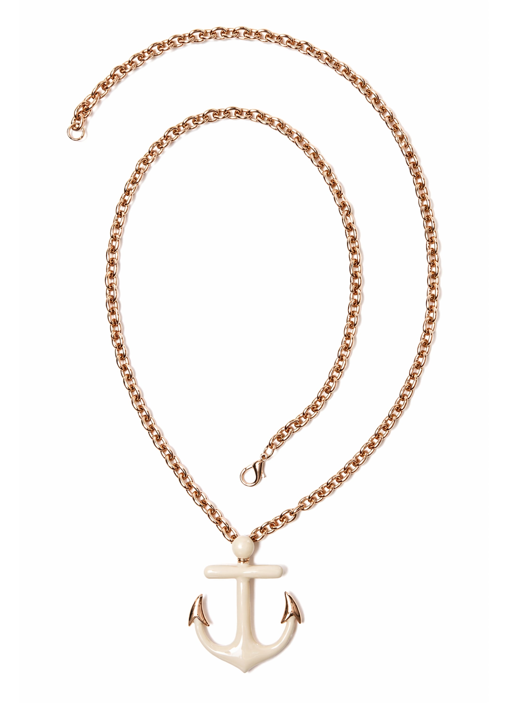COLLEZIONE ALESSANDRO Lange Kette »Sylt« mit Anker Motiv