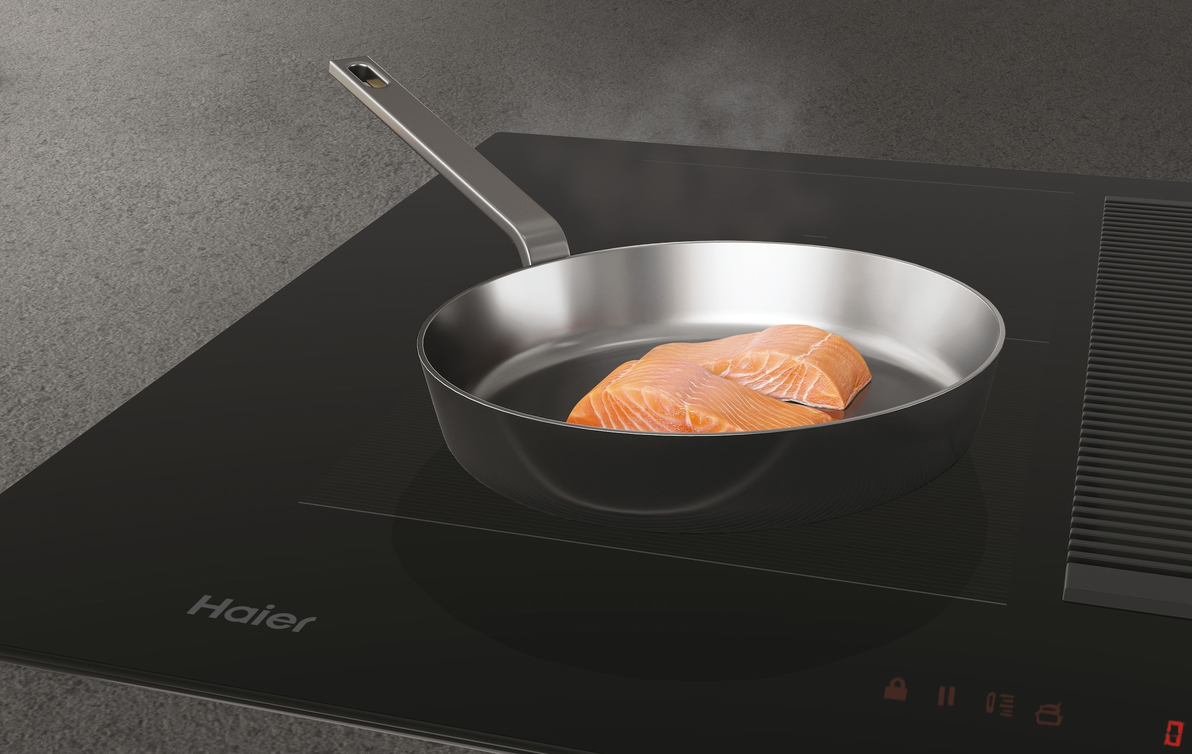 Haier Kochfeld mit Dunstabzug »HAIH6IESCF«, inklusive Flex-Zone