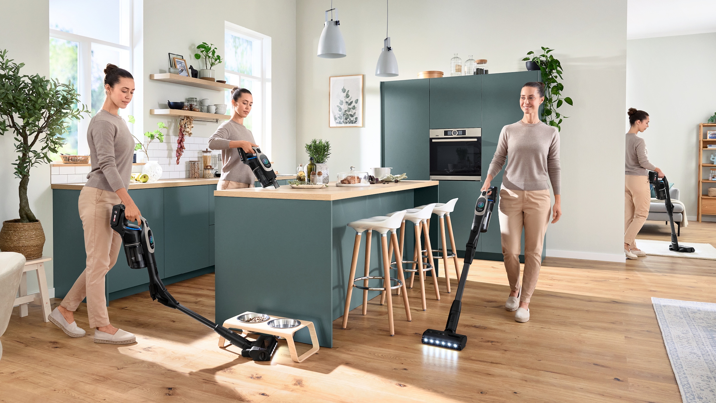 BOSCH Schnelllade-Gerät »Schnellladegerät BHZUC1844, für austauschbare 18V Power For All Akkus«, (Packung), passend für Bosch Unlimited Staubsauger, Original-Zubehör, schwarz