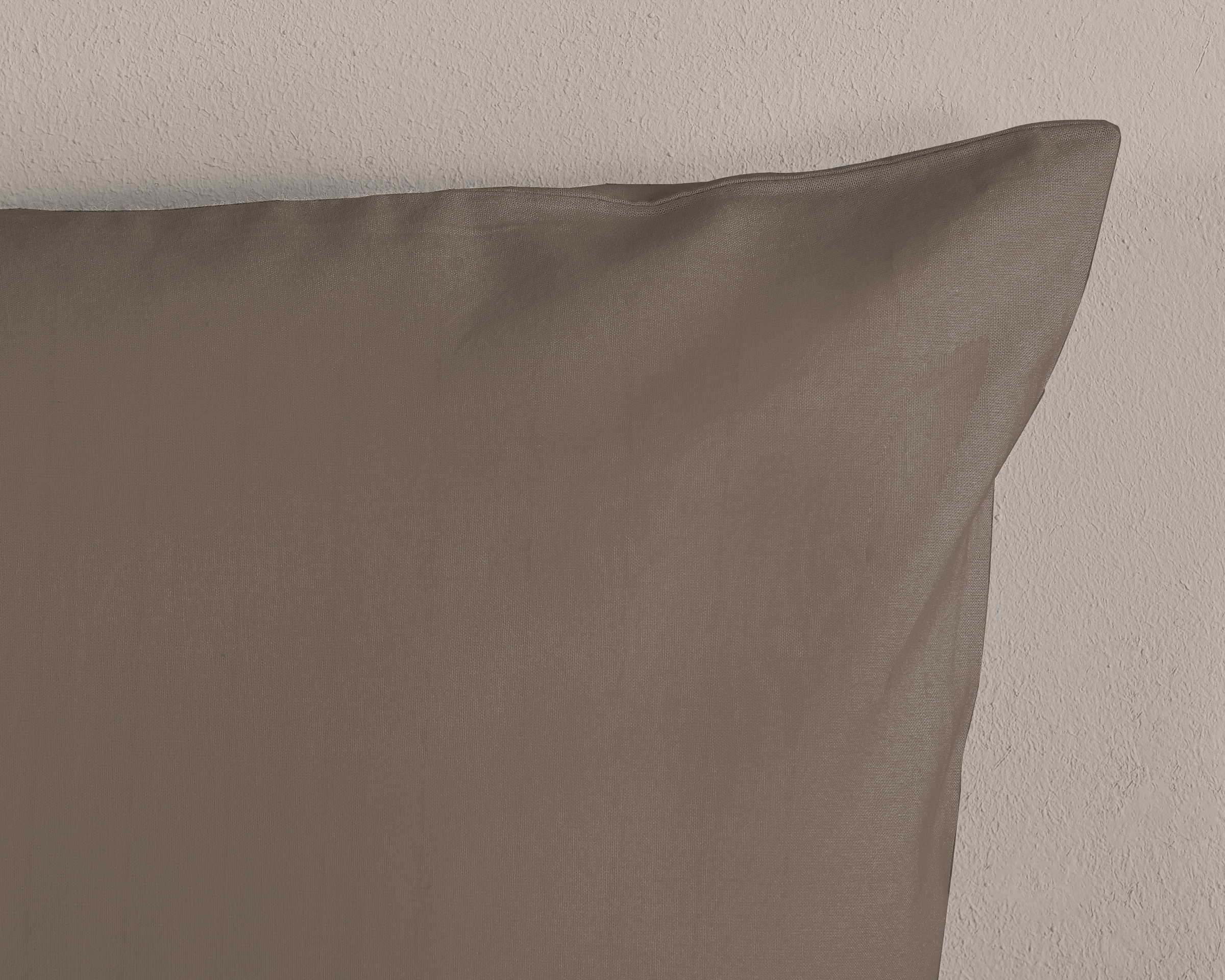 PURE luxury collection Bettwäsche »Pure Uni«, Mikrofaser, 135x200, 2 Teilig, Pflegeleicht, Uni, Reißverschluss