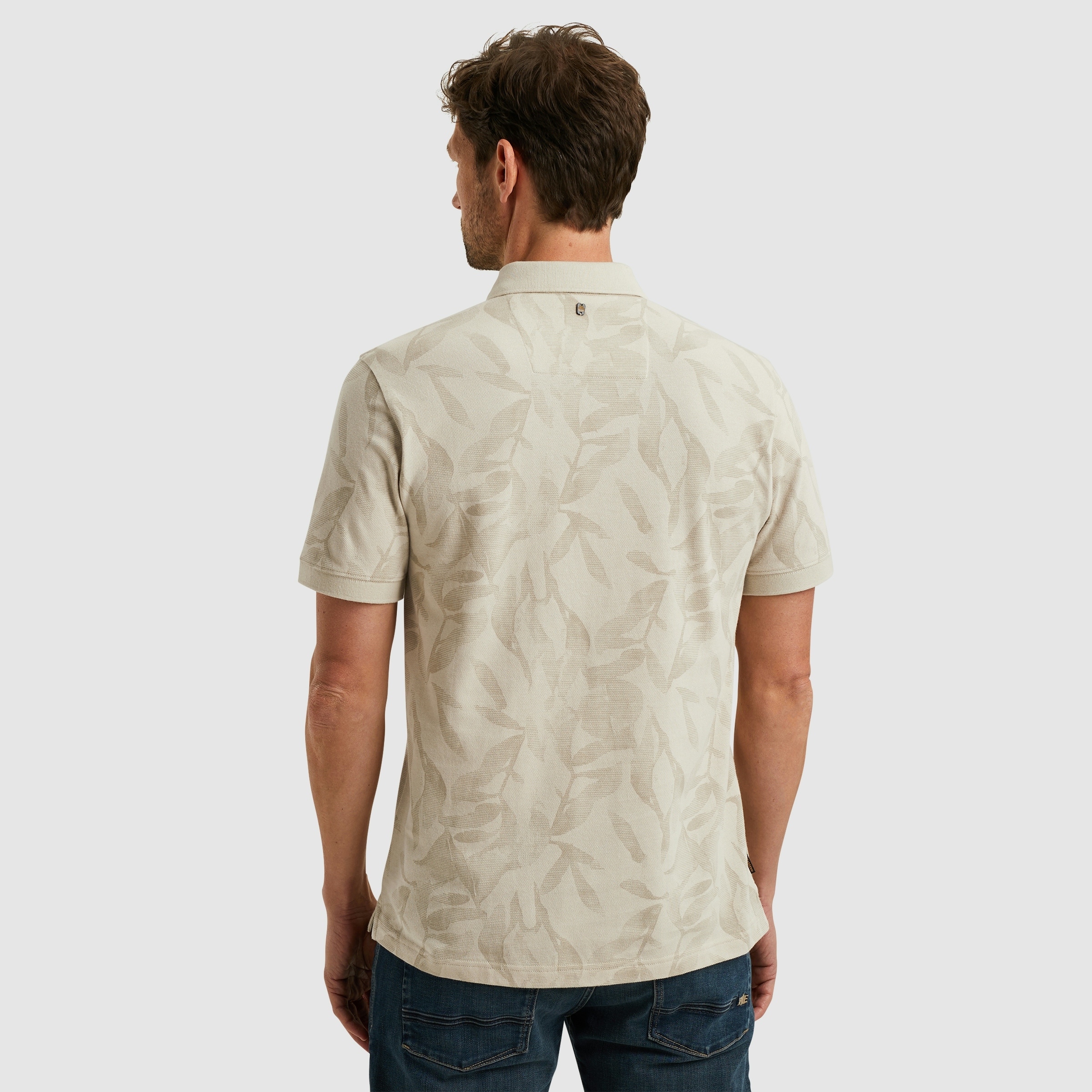 PME LEGEND Poloshirt »Short sleeve polo two tone pique printed«, mit All-Over Print
