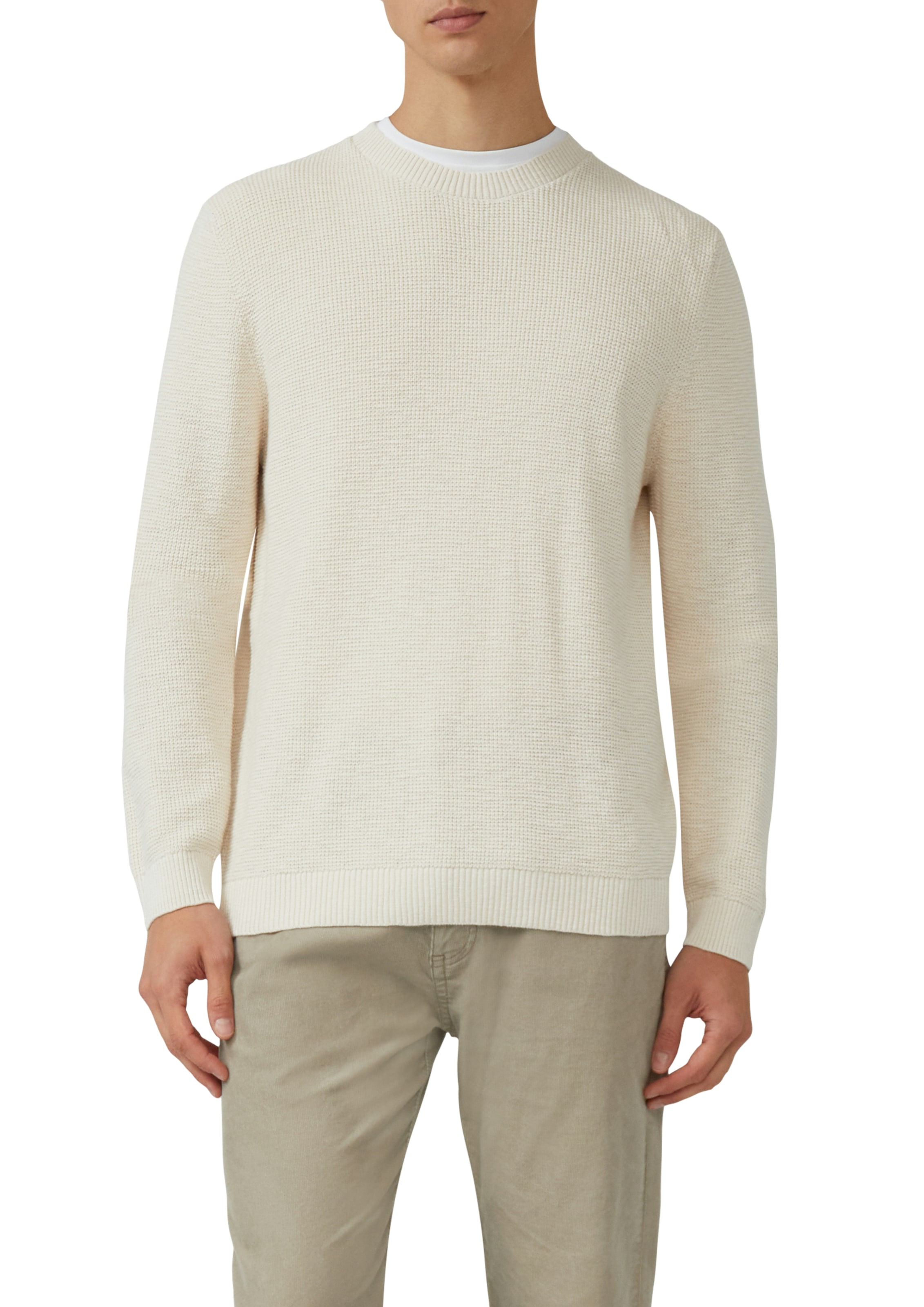 s.Oliver Strickpullover langarm, Grob-Strick günstig online kaufen