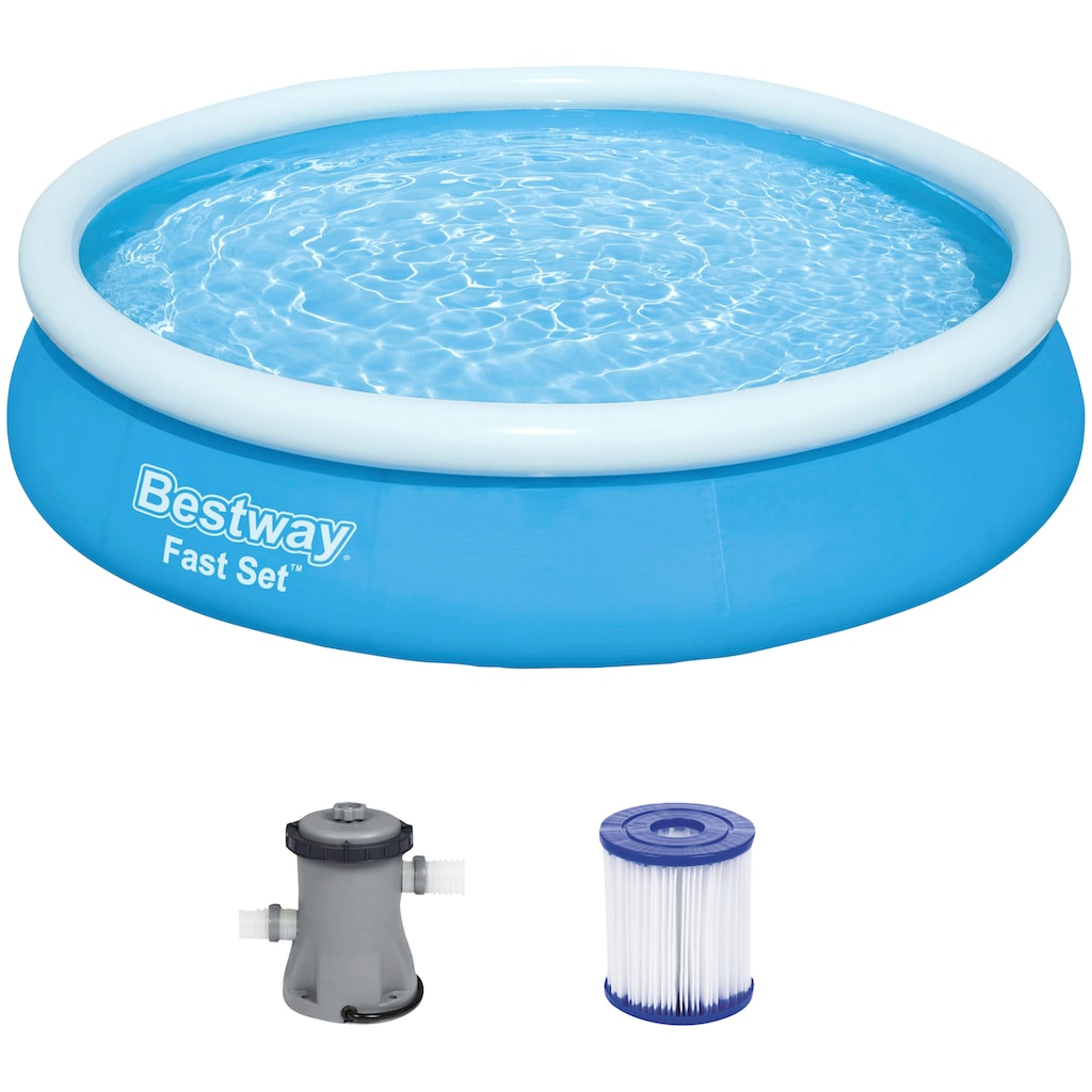 Bestway Quick-Up Pool »Fast Set™«, (Set, 3 tlg.)