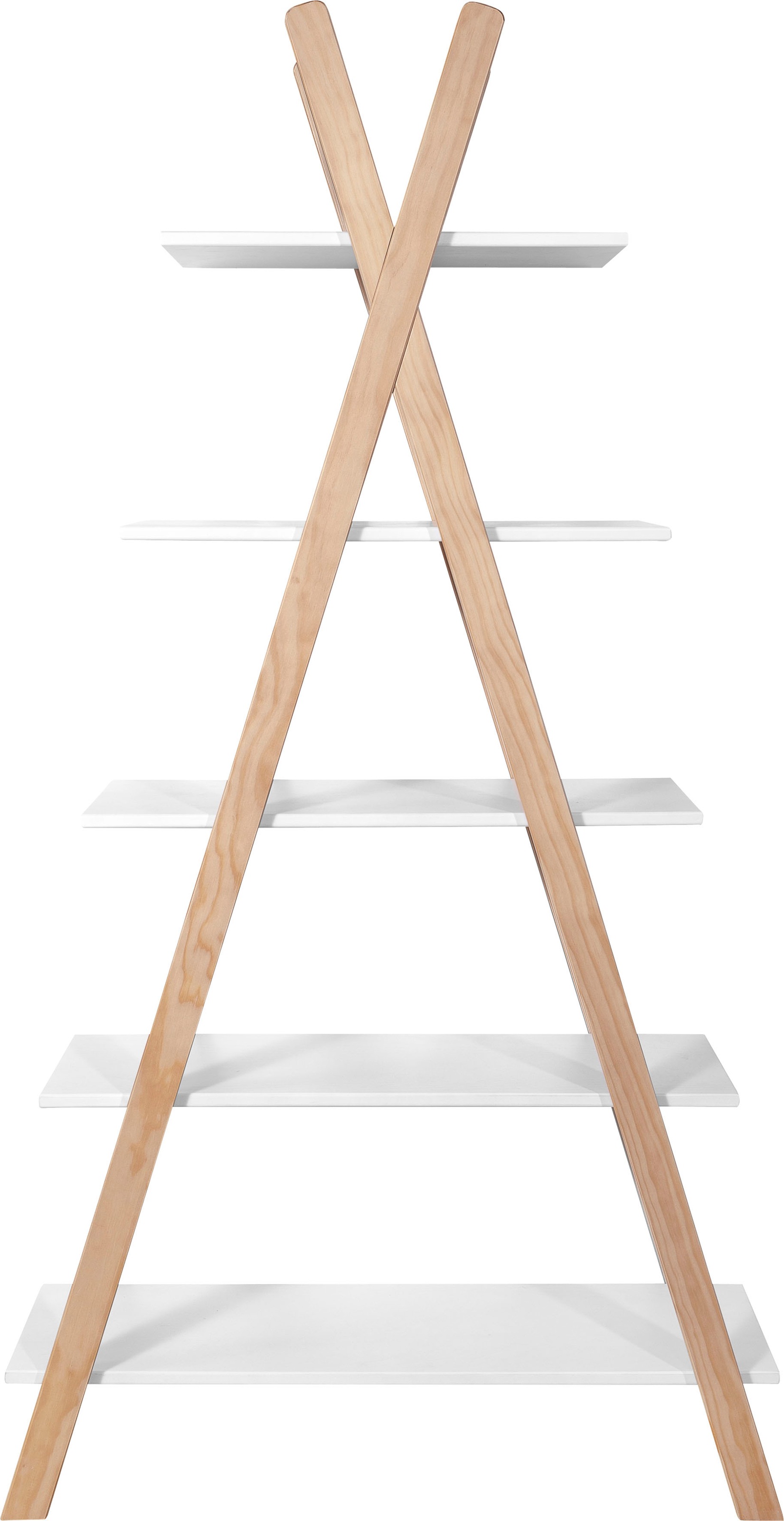 Möbilia Regal "Dolidoo" in skandinavischem Look, Leiterregal für Kinder- od günstig online kaufen