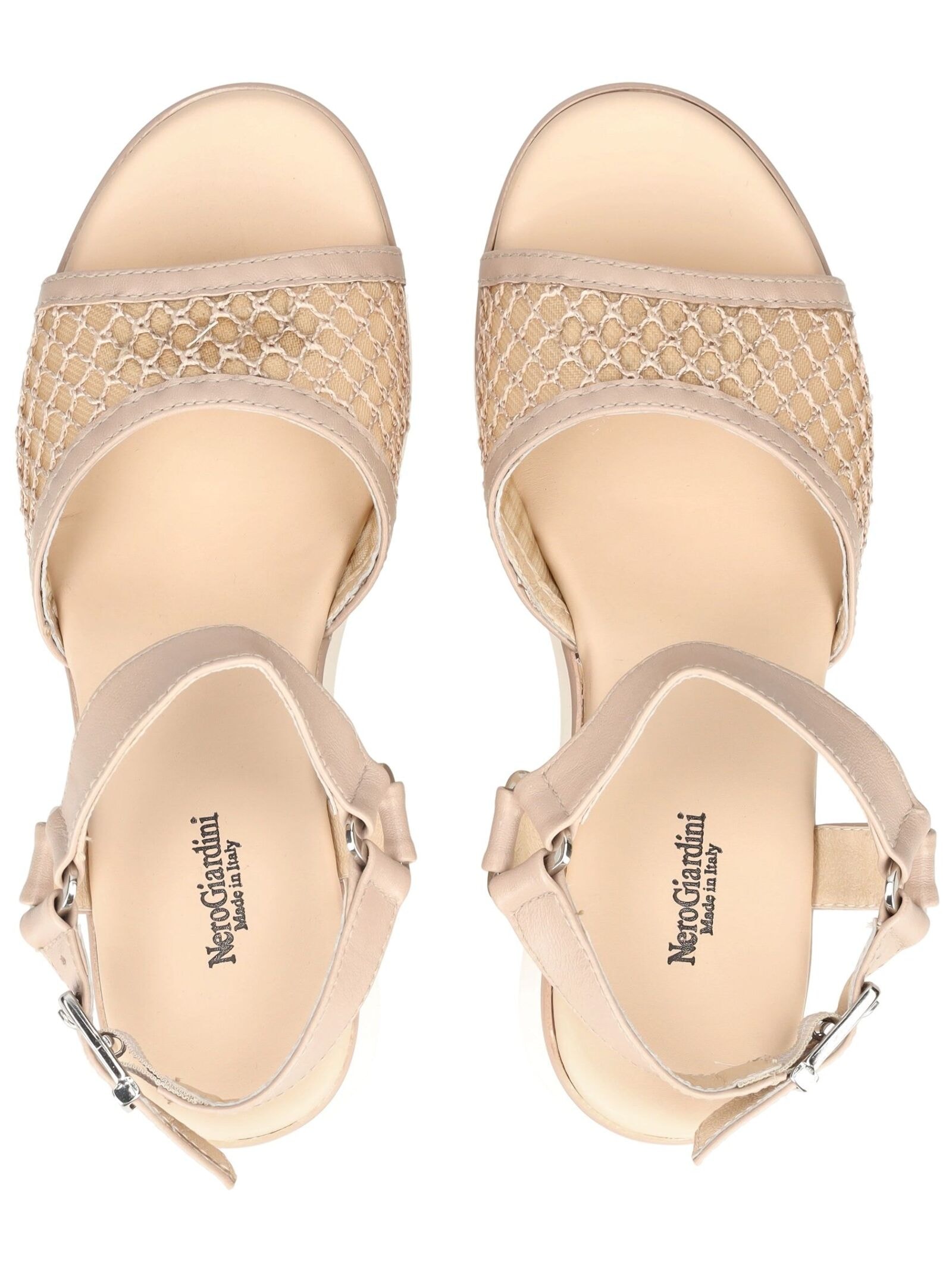 Nero Giardini Keilsandalette »Nero Giardini Sandalen Leder/Textil«