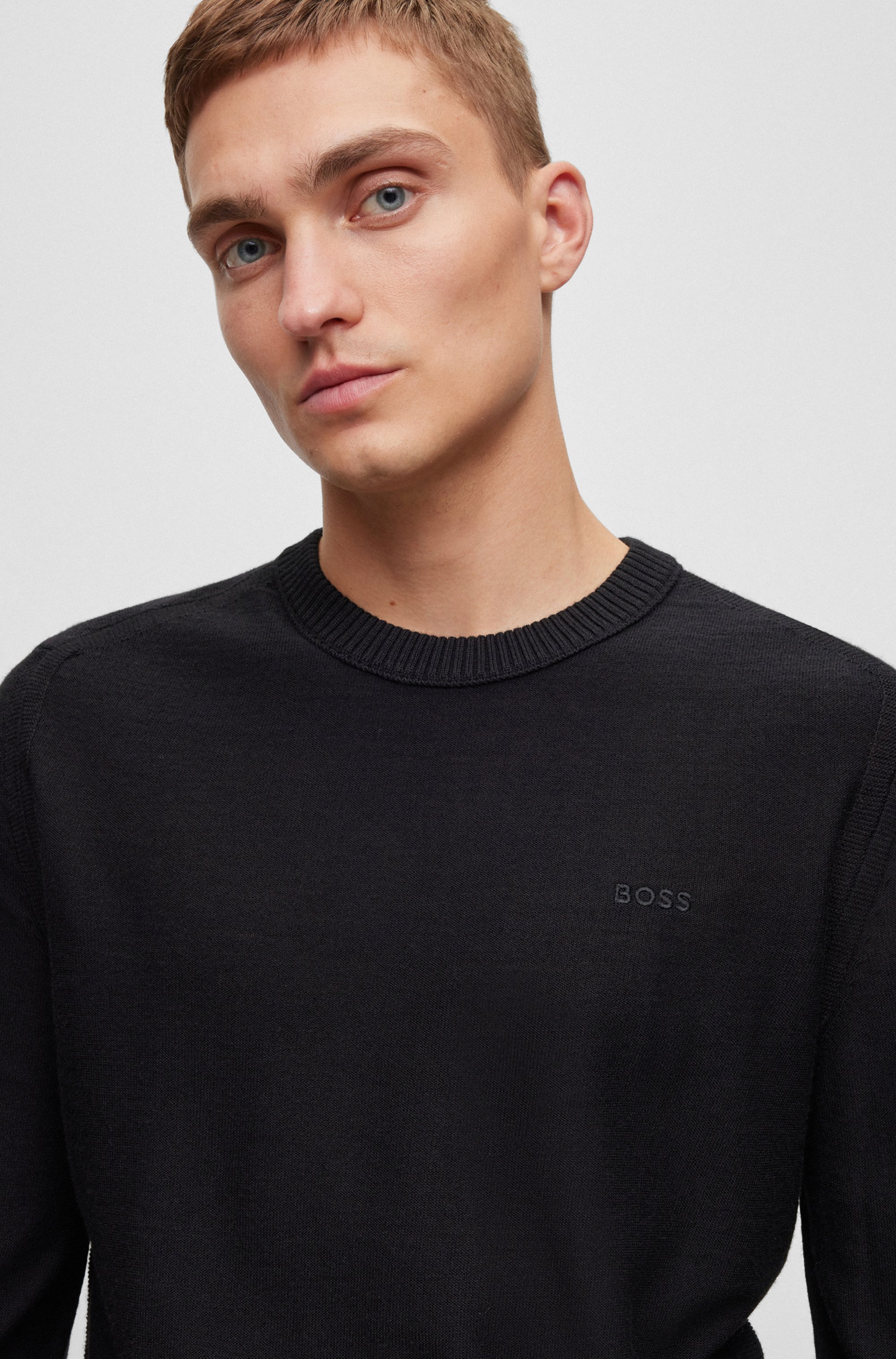 Thumbnail - BOSS ORANGE Strickpullover "Avac" mit Schurwolle