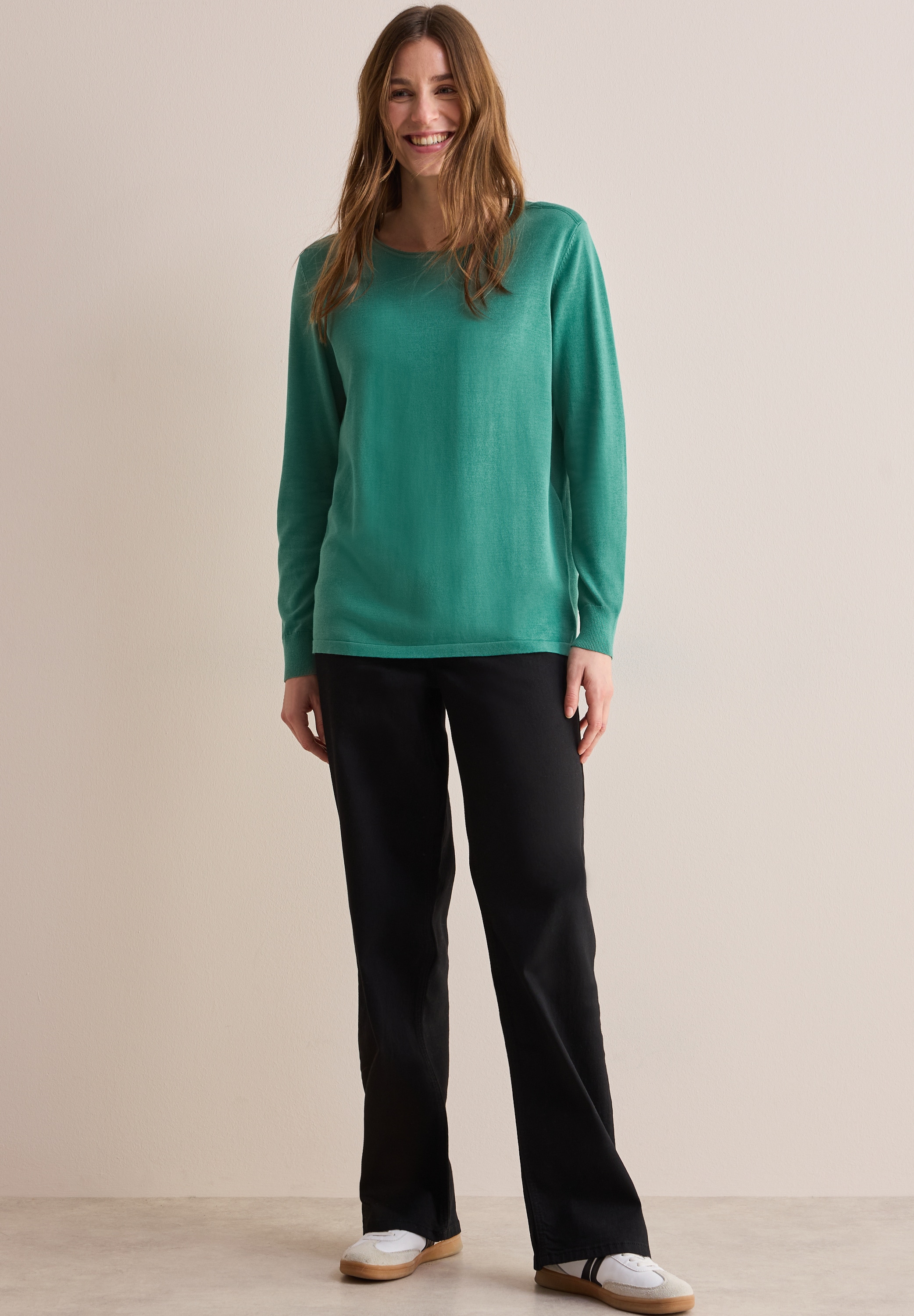 Cecil Strickpullover, im soften Baumwoll-Mix