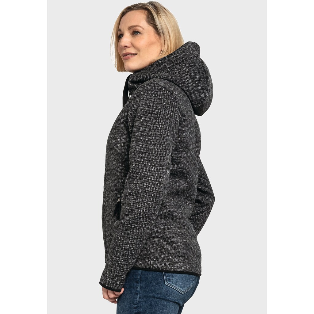 Schöffel Fleecejacke »Fleece Hoody Aurora L«, mit Kapuze