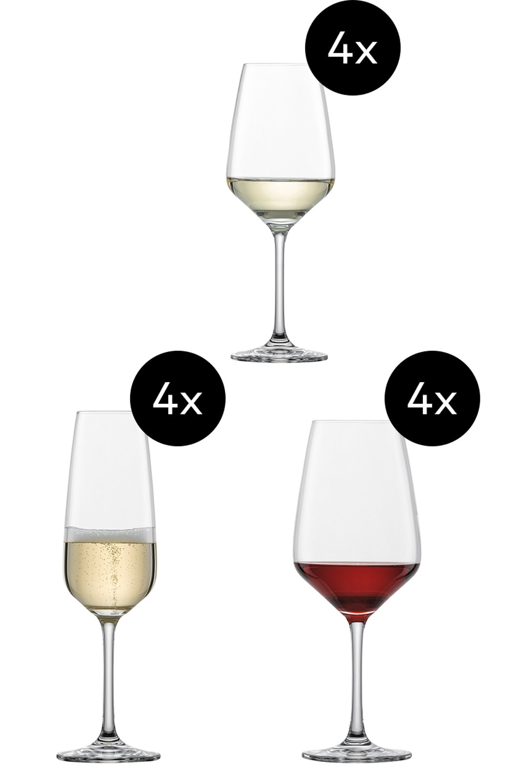 SCHOTT-ZWIESEL Gläser-Set »Gläser-Set Tulip 12er Set transparent« Spülmaschinengeeignet