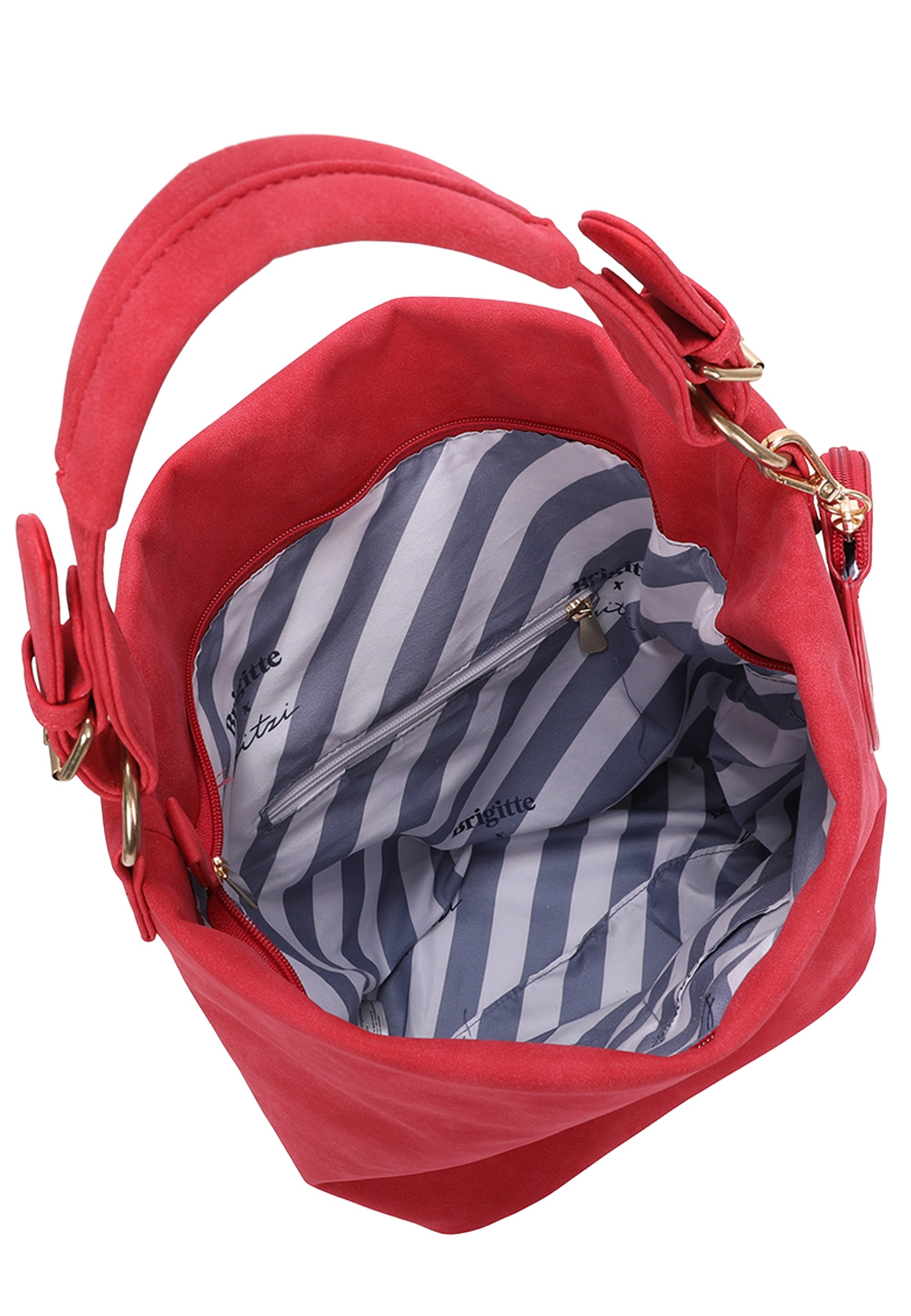 Fritzi aus Preußen Schultertasche »Brigitte x fritzi Special Hobo01«, mit abnehmbarem Anhänger