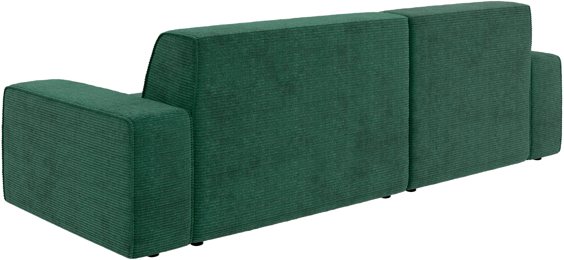 TRENDMANUFAKTUR Ecksofa »Graz, wahlweise mit Sitzvorschub und Bettkasten, L-Form, Breite 246 cm«, in Cord-, haustierfreundlichem LEO Struktur- oder LUMOS-3D-Bezug