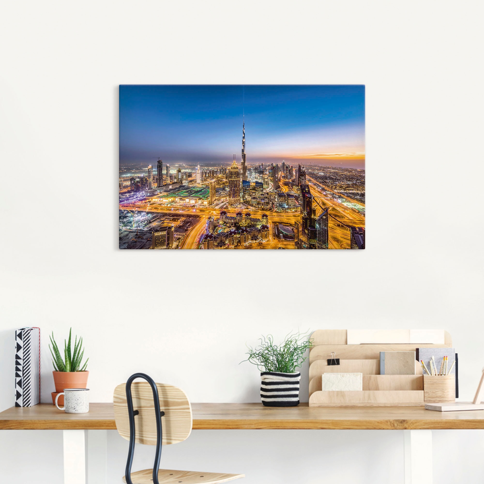 in versch. (1 Bilder Wandbild | von bestellen Leinwandbild, IV«, oder Wandaufkleber BAUR »Dubai Größen Asien, St.), Artland Poster als Alubild,