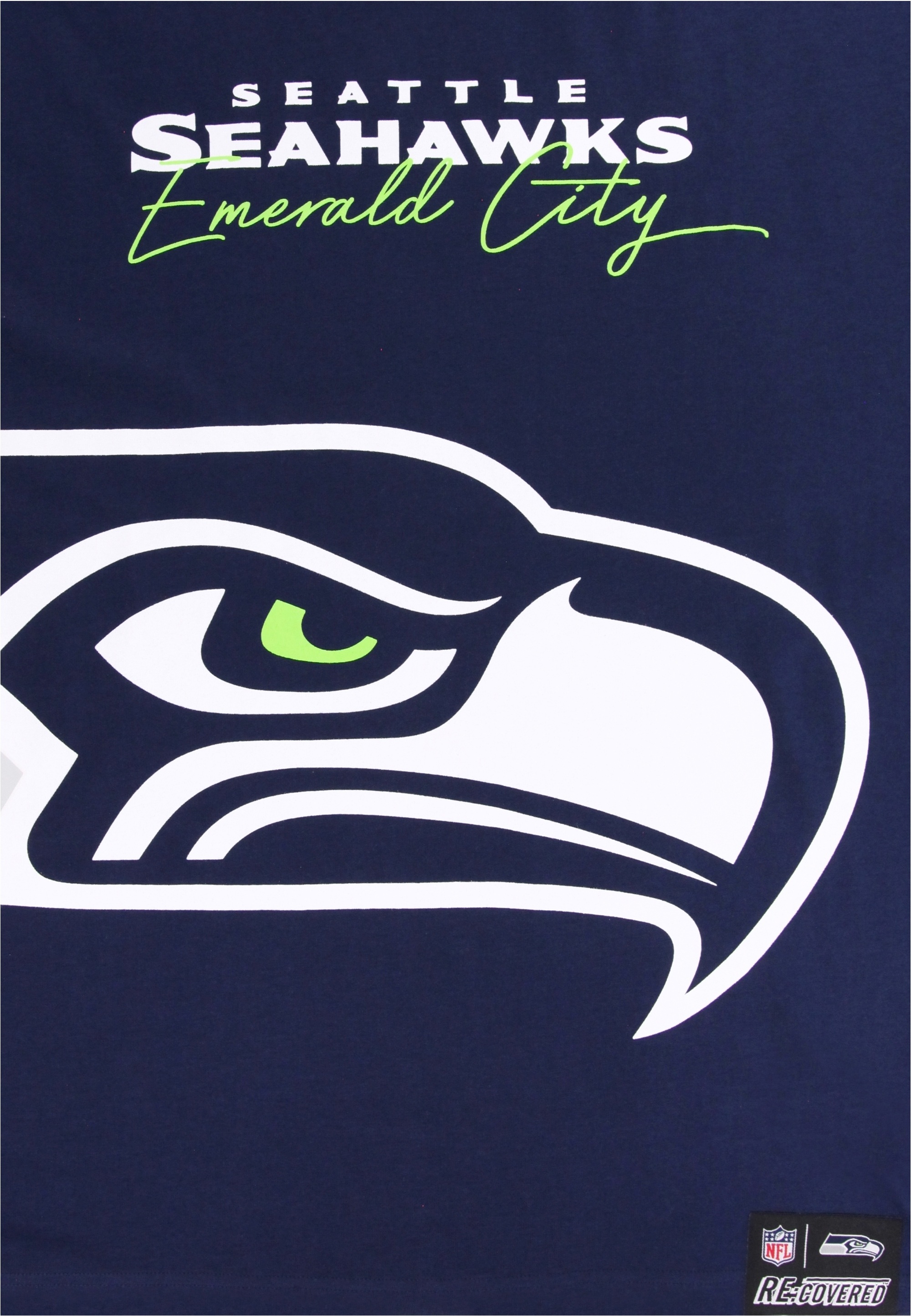 Recovered T-Shirt »NFL Seahawks Seattle Cut and Sew Oversized«, für alle Seattle Seahawks-Fans