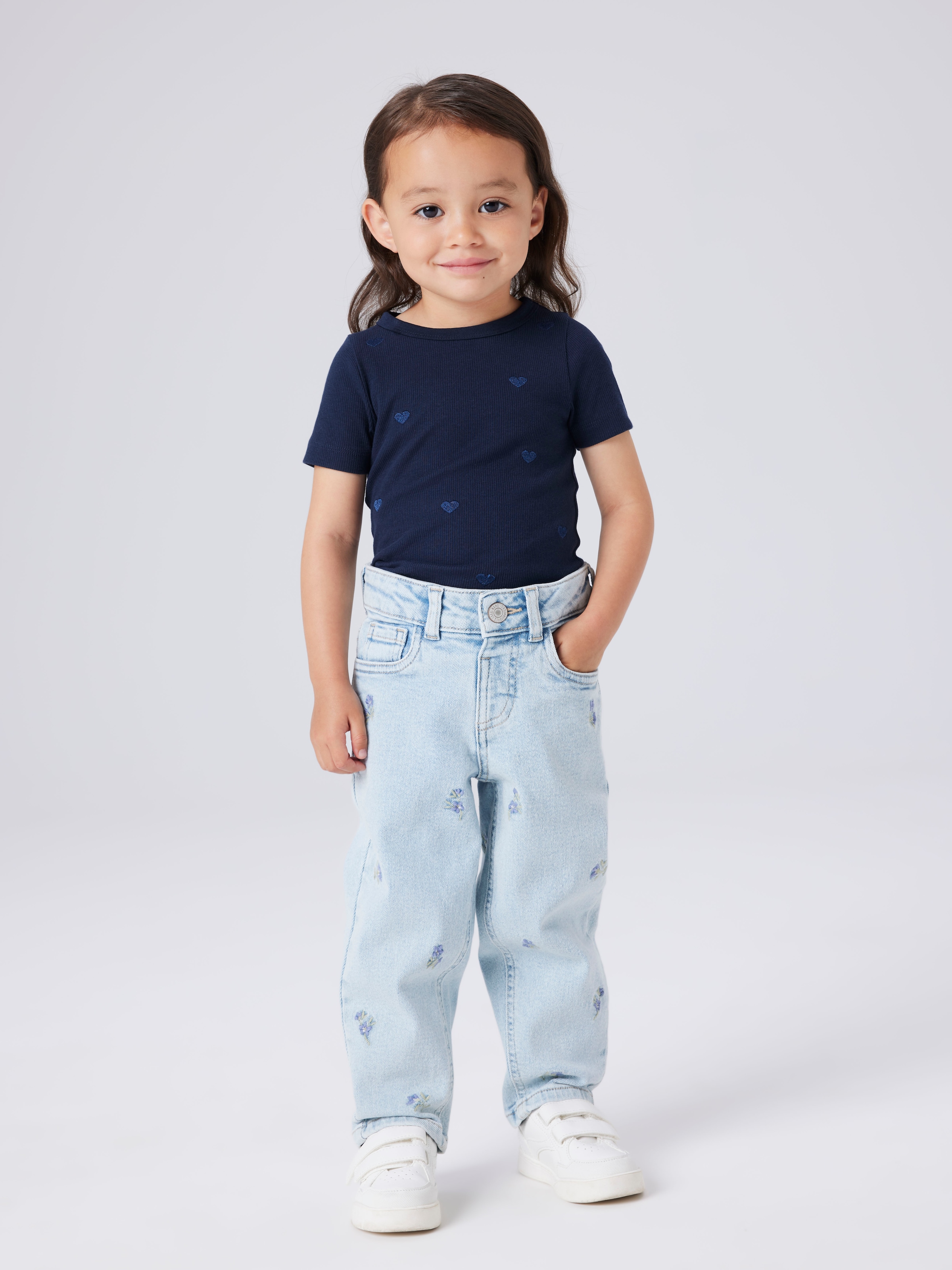Name It Mom-Jeans »NMFBELLA MOM EMB JEANS 1224-FR NOOS«