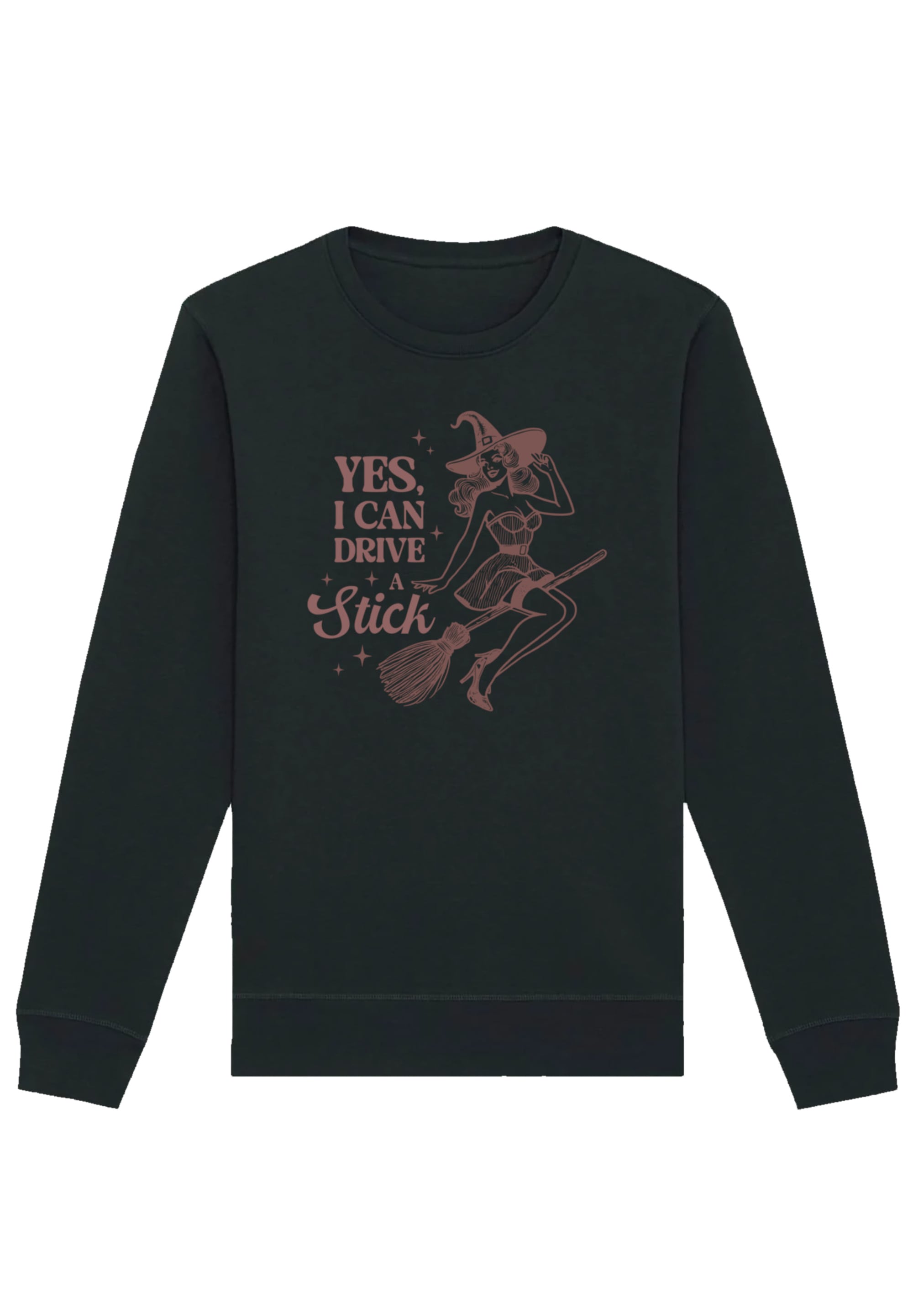 F4NT4STIC Sweatshirt "Halloween Witch yes I can drive a stick", Premium Qua günstig online kaufen