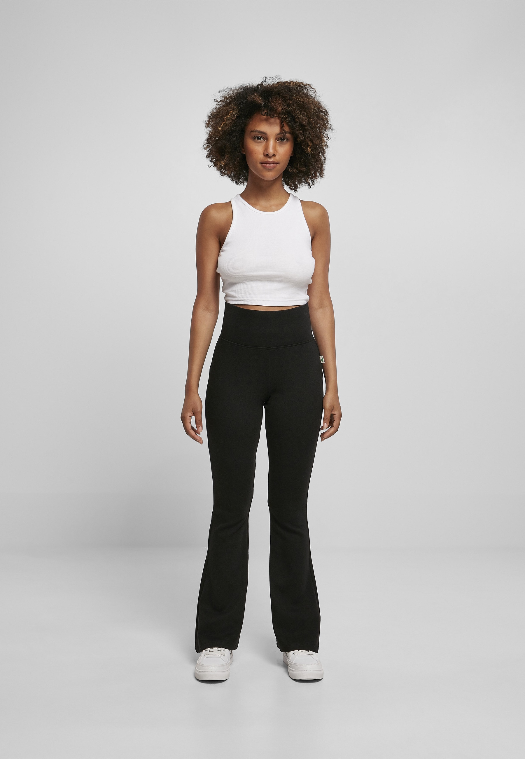 URBAN CLASSICS Leggings »Urban Classics Damen Ladies Organic Interlock Bootcut Leggings«